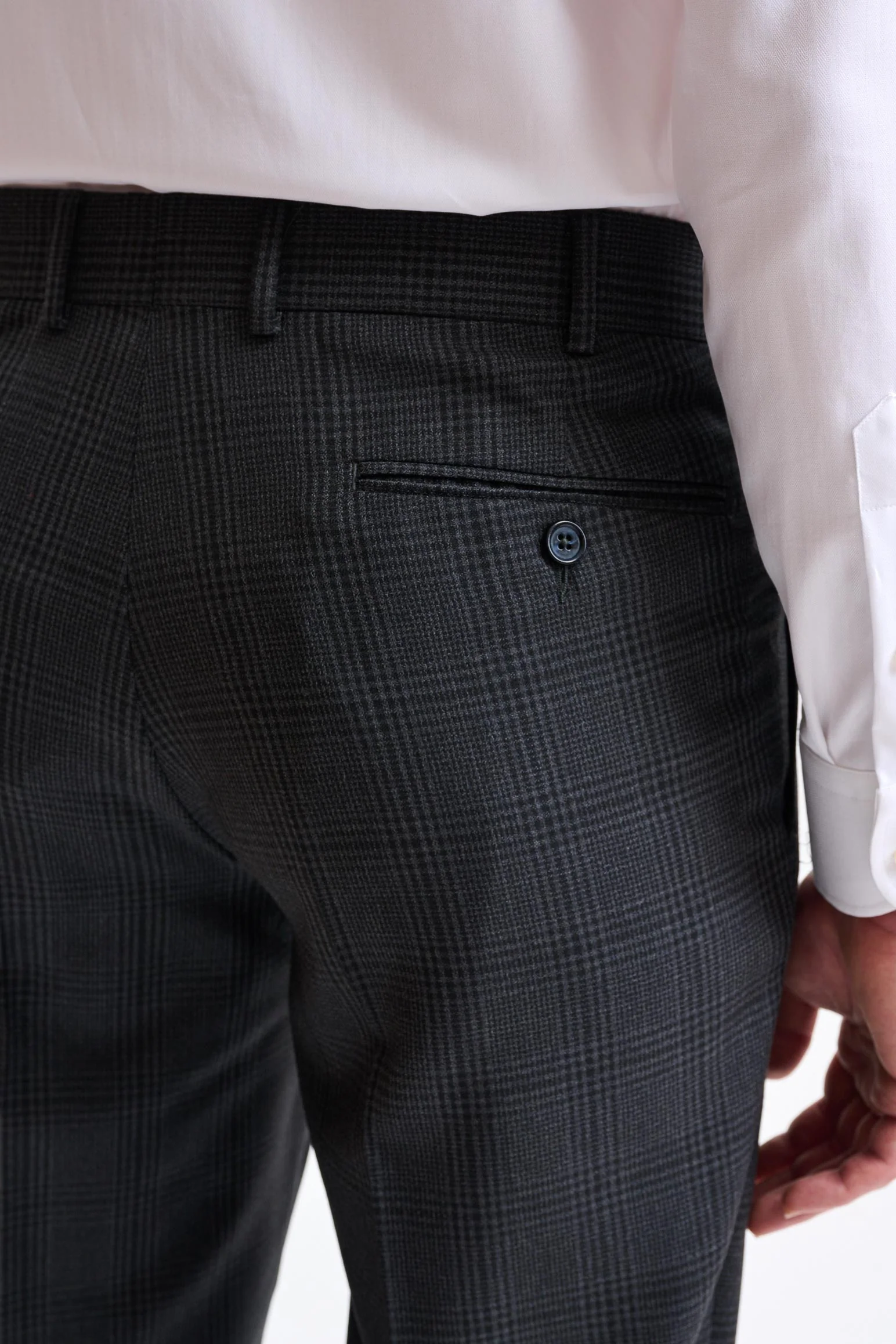 Grey 100% Wool Farley Trousers Freestyle - Image 4