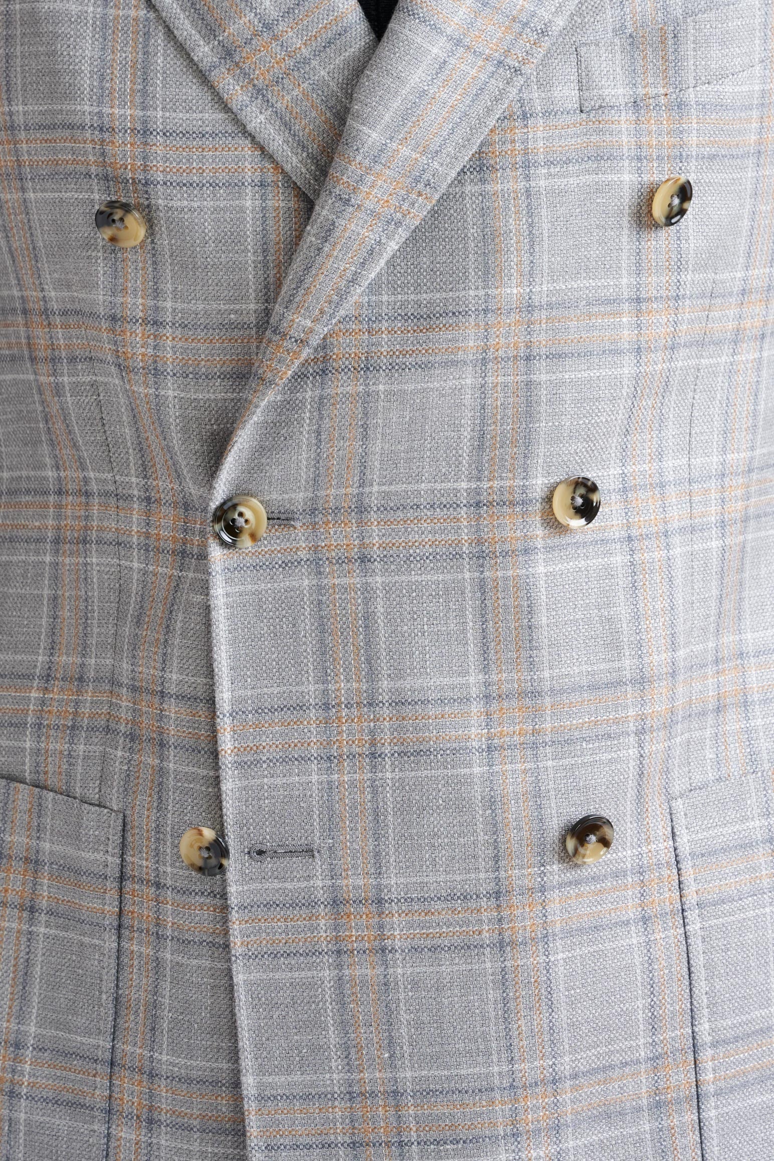 Light Grey Wool & Silk Kenton Jacket Amalfi Trend - Image 3