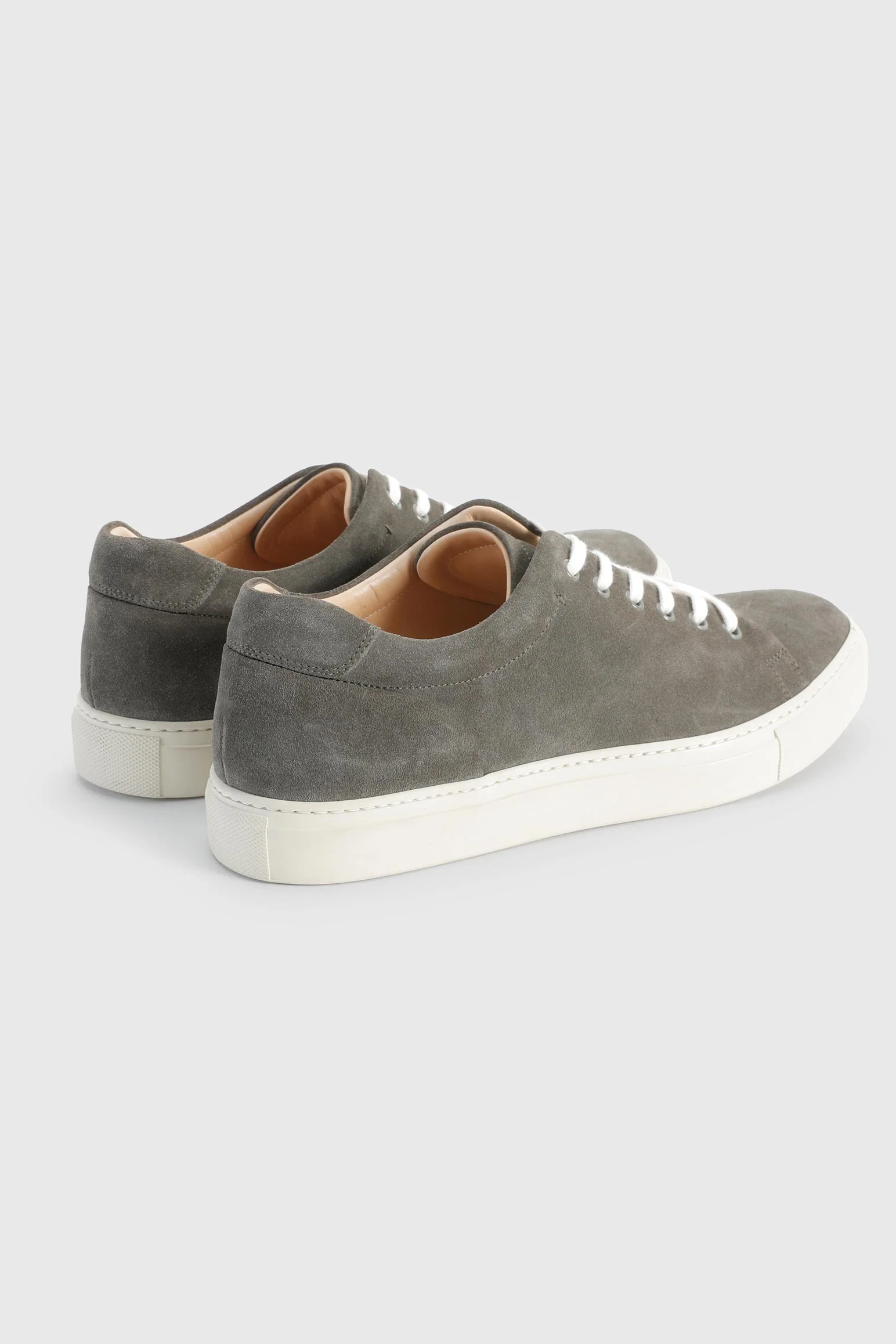 Grey Suede Calfskin Trainer - Image 3