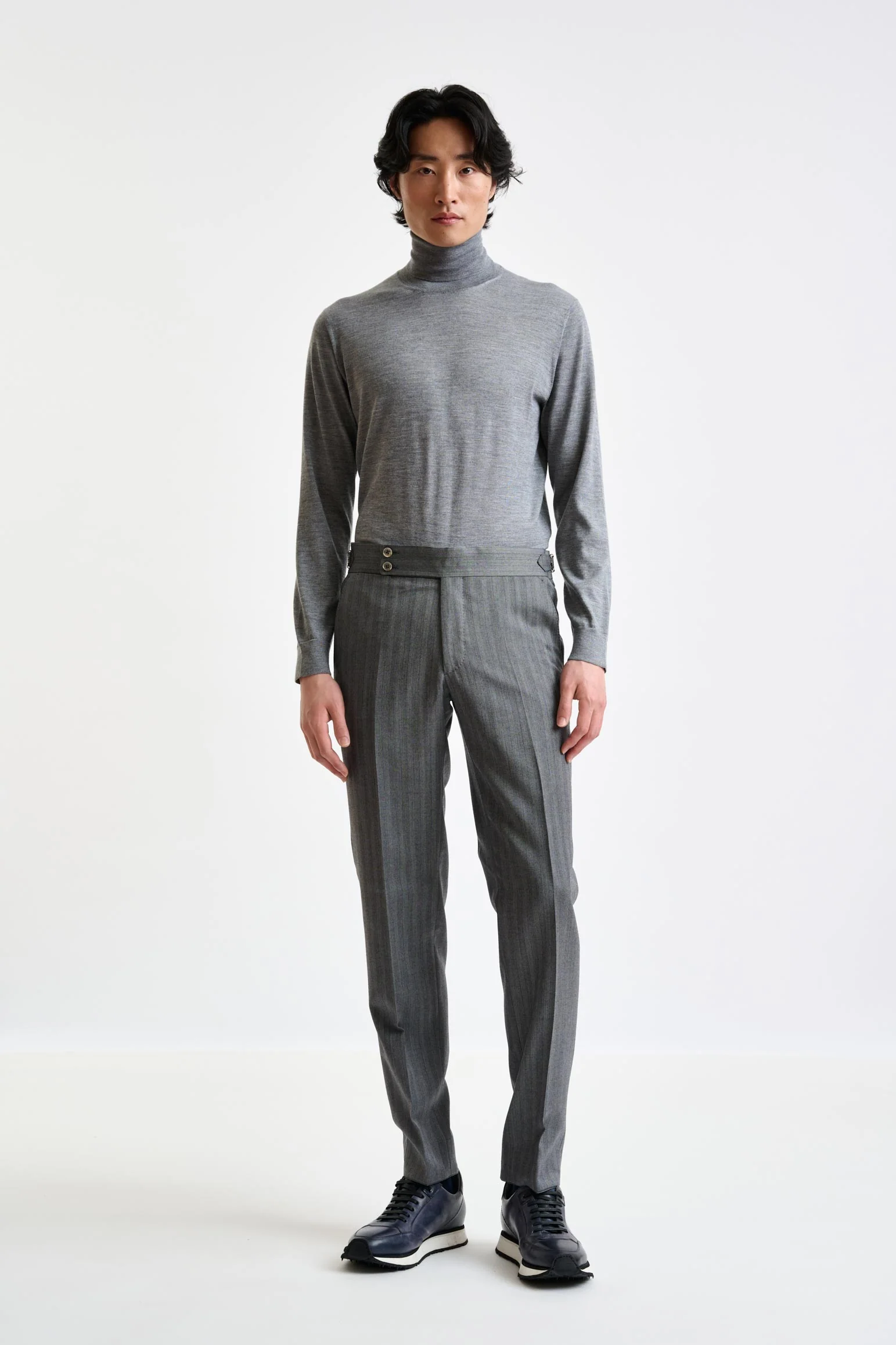 Grey Super 110's Wool Soho Suit Galaxy - Image 10