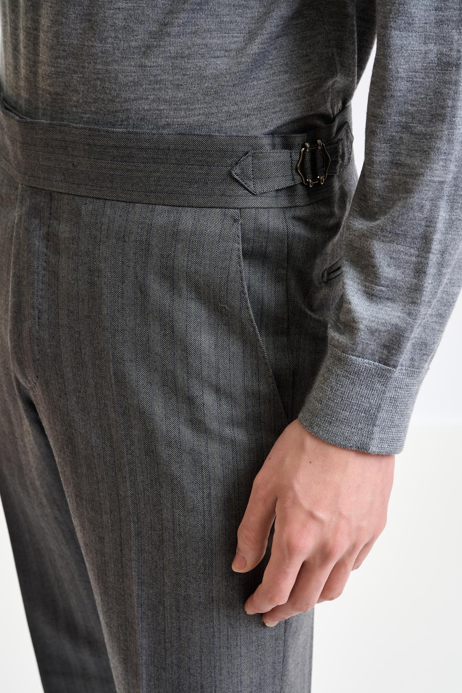 Grey Super 110's Wool Soho Suit Galaxy - Image 12