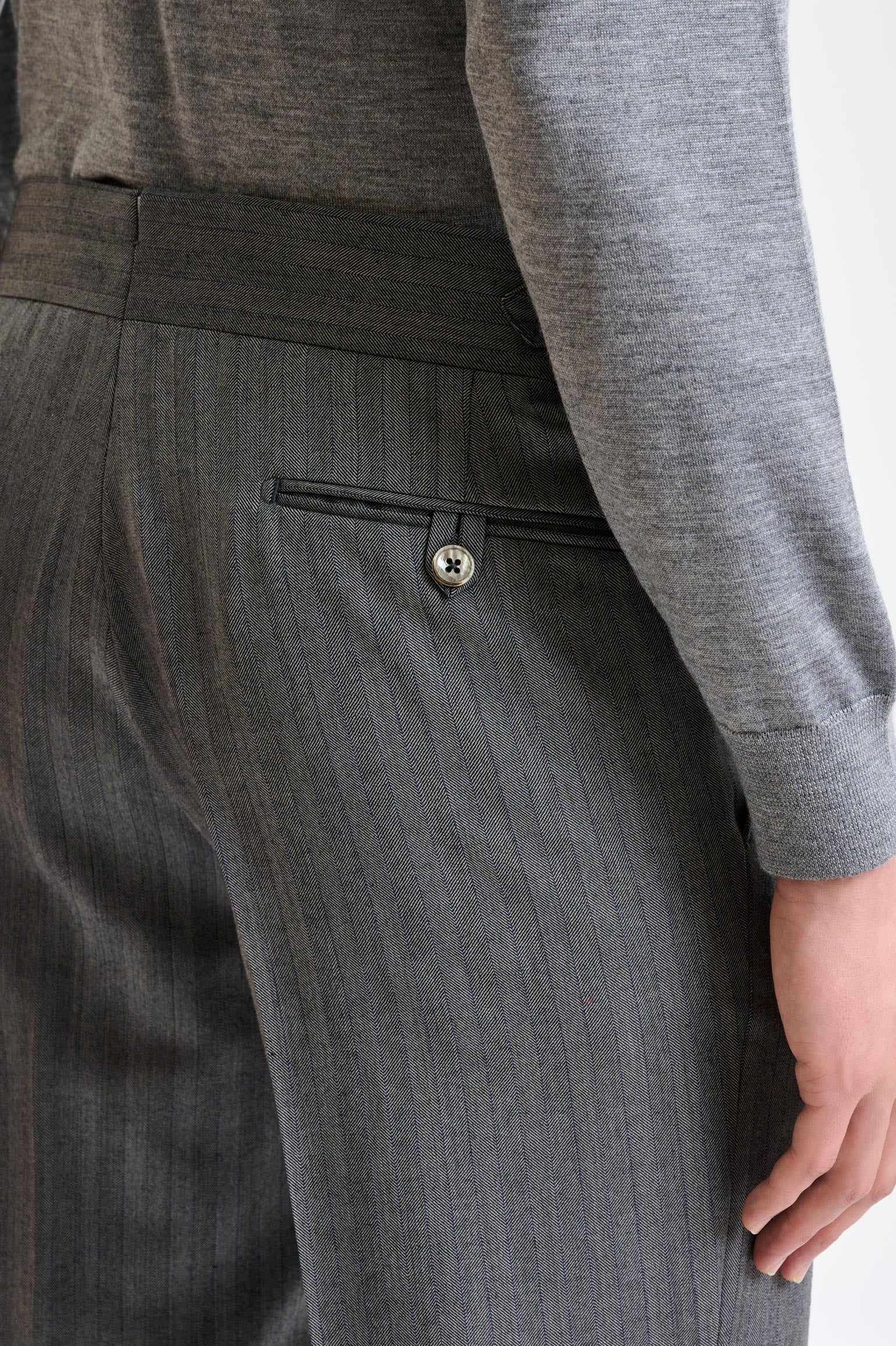 Grey Super 110's Wool Soho Suit Galaxy - Image 13