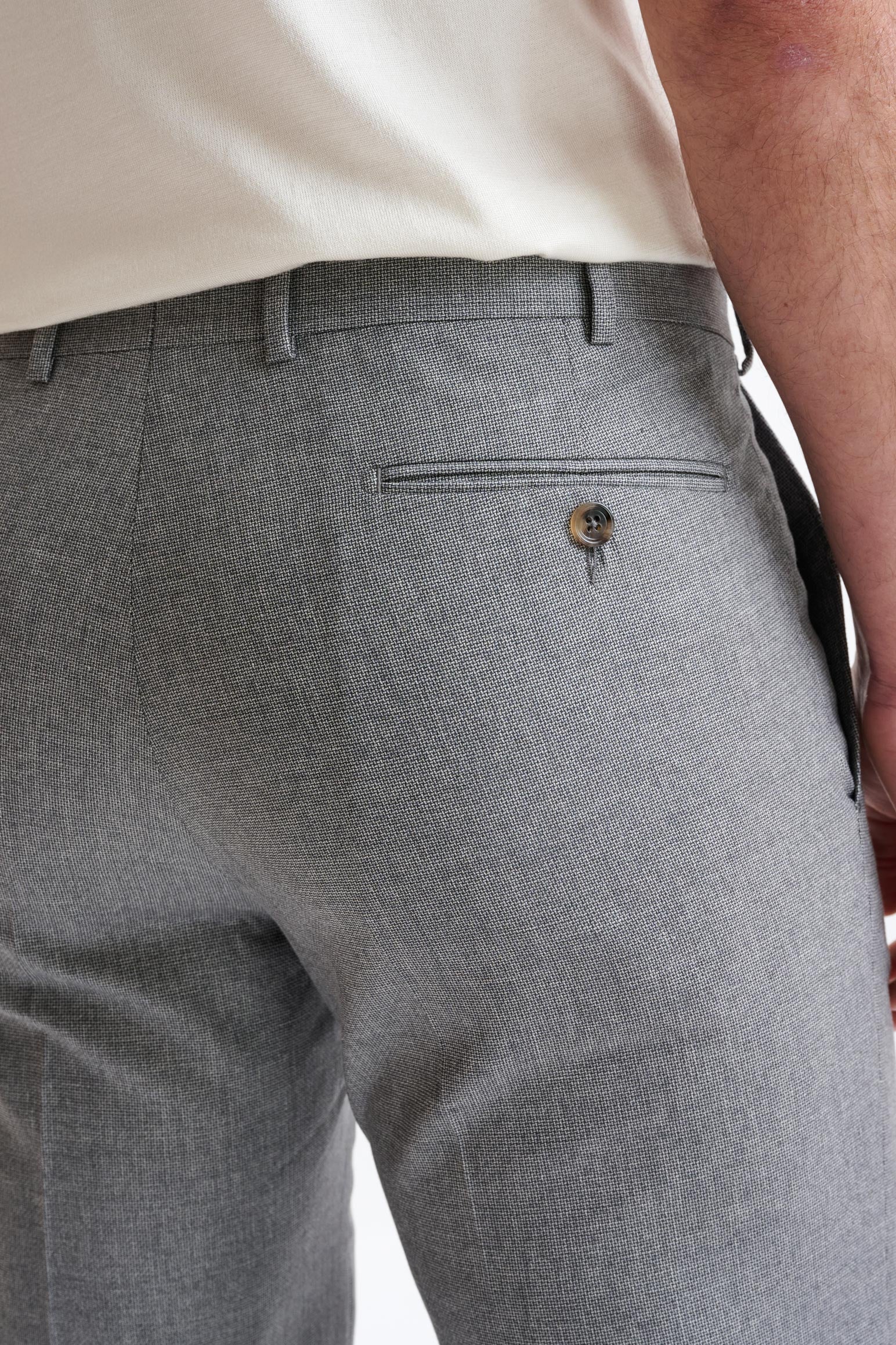 Grey Wool & Cotton Soho Suit Lifestyle - Image 12