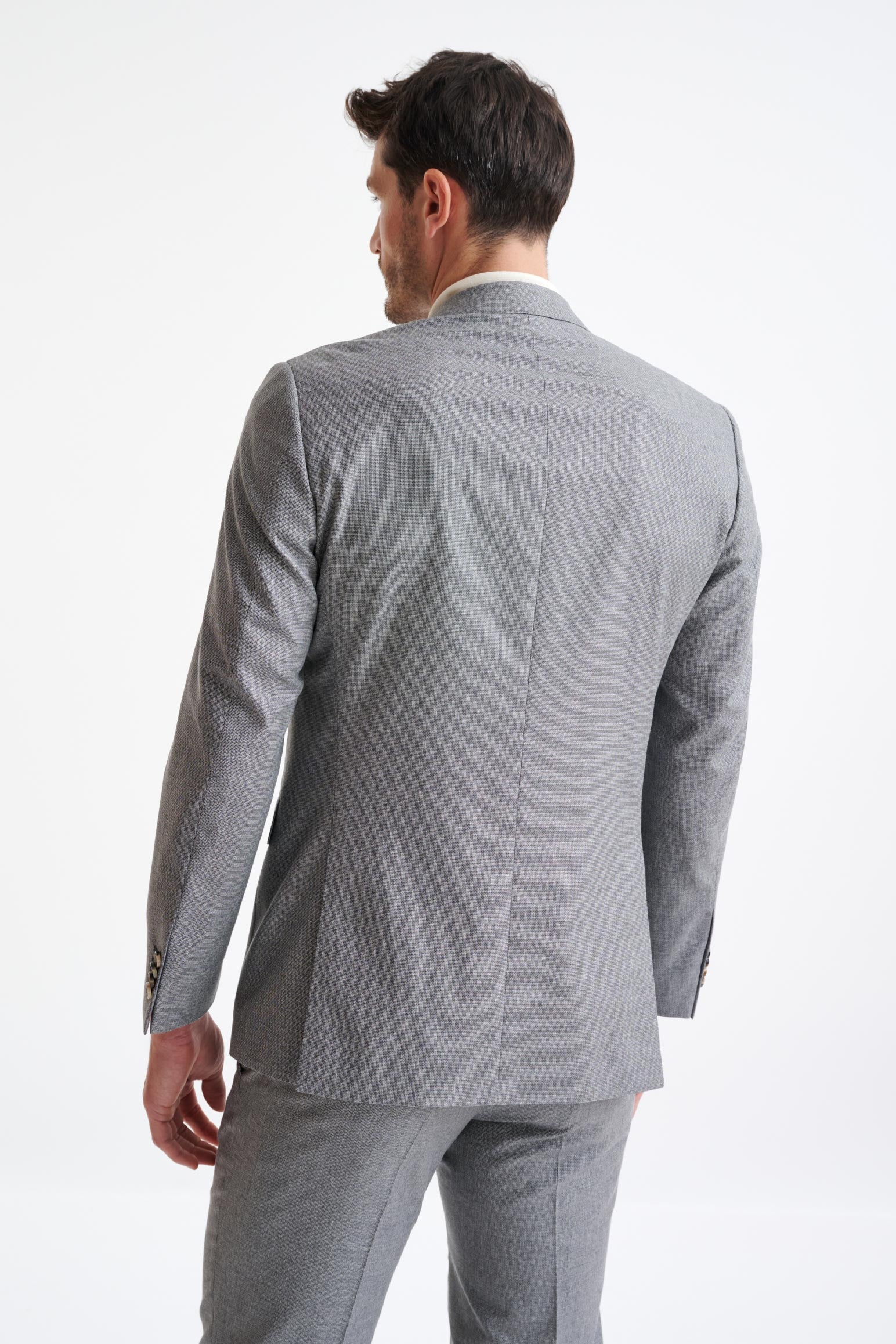 Grey Wool & Cotton Soho Suit Lifestyle - Image 8