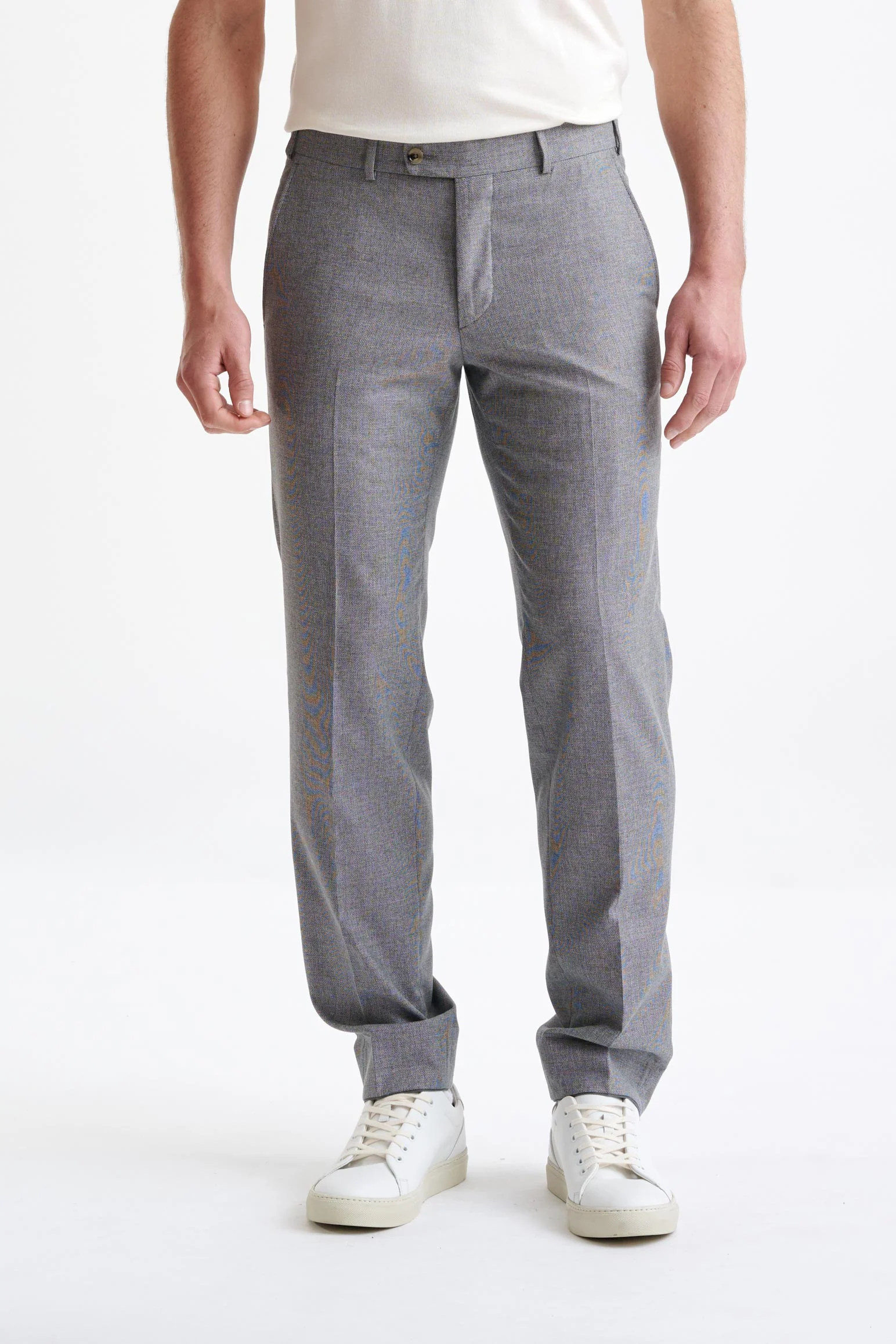 Grey Wool & Cotton Soho Suit Lifestyle - Image 9