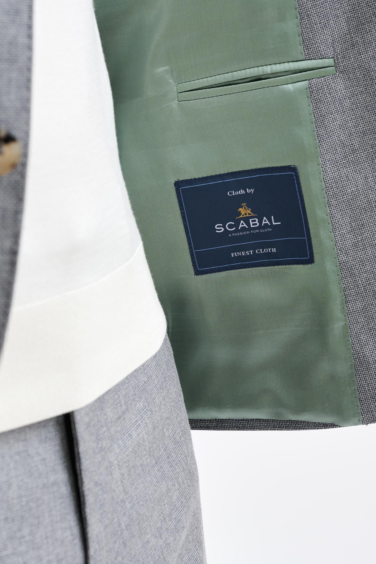 Grey Wool & Cotton Soho Jacket Lifestyle - Image 4