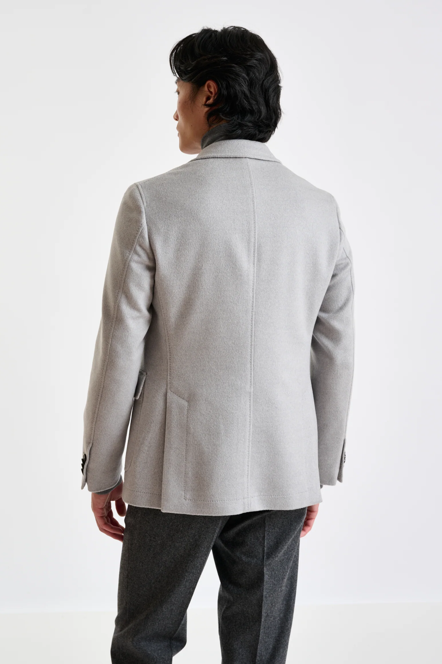 Grey Wool Penrith Jacket Zeus - Image 4