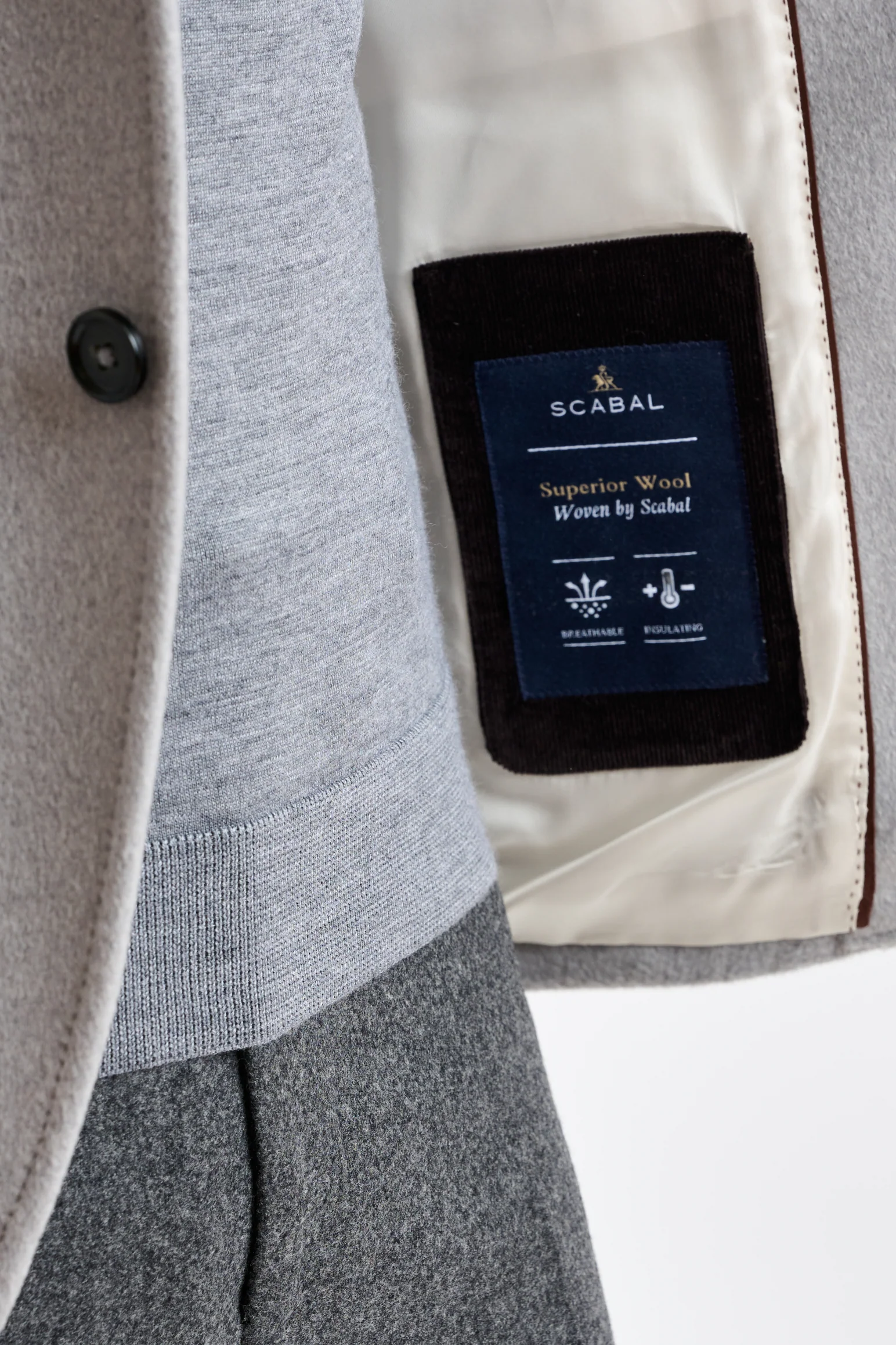 Grey Wool Penrith Jacket Zeus - Image 7