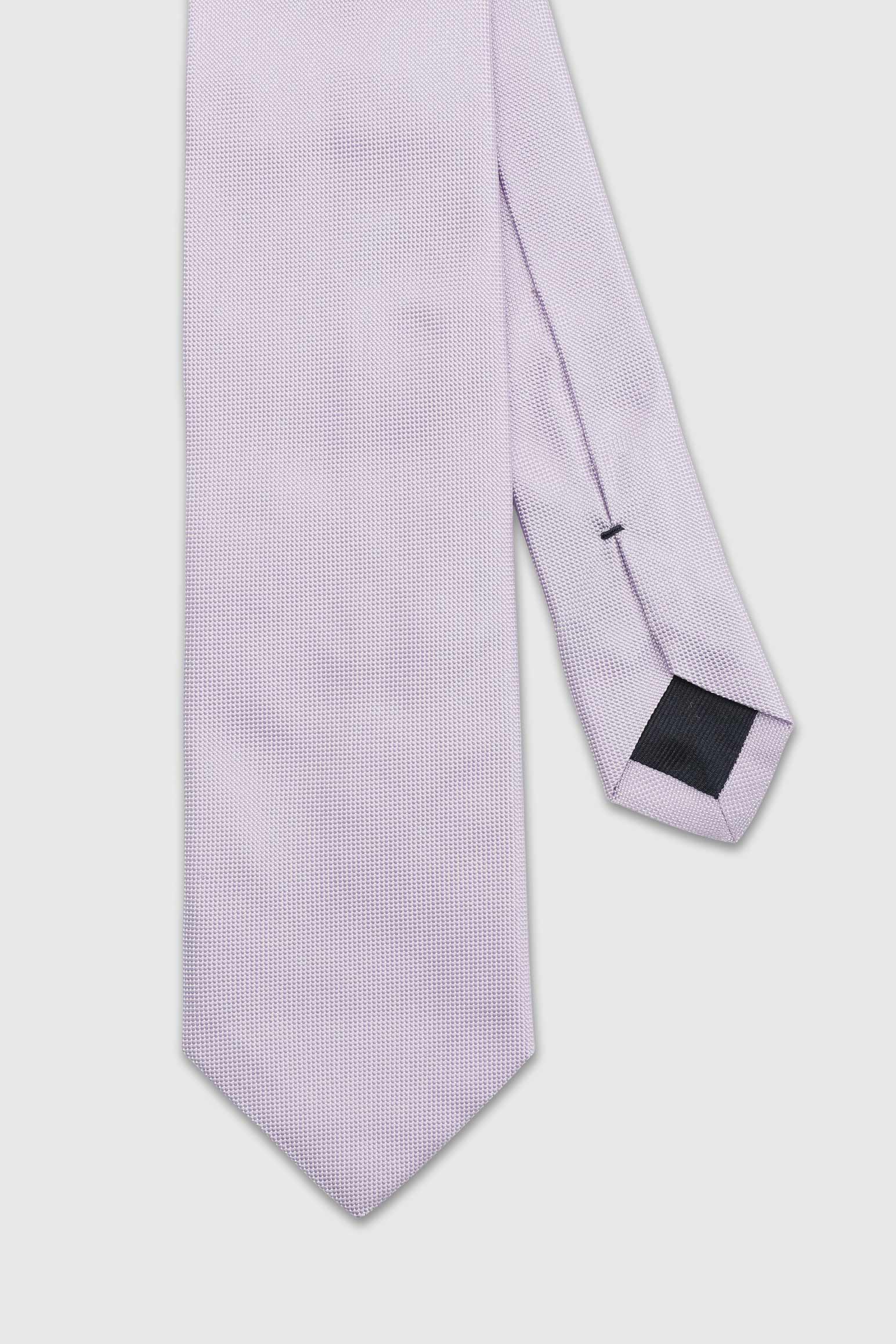 Lavender Handmade Silk Birdseye Weave Tie