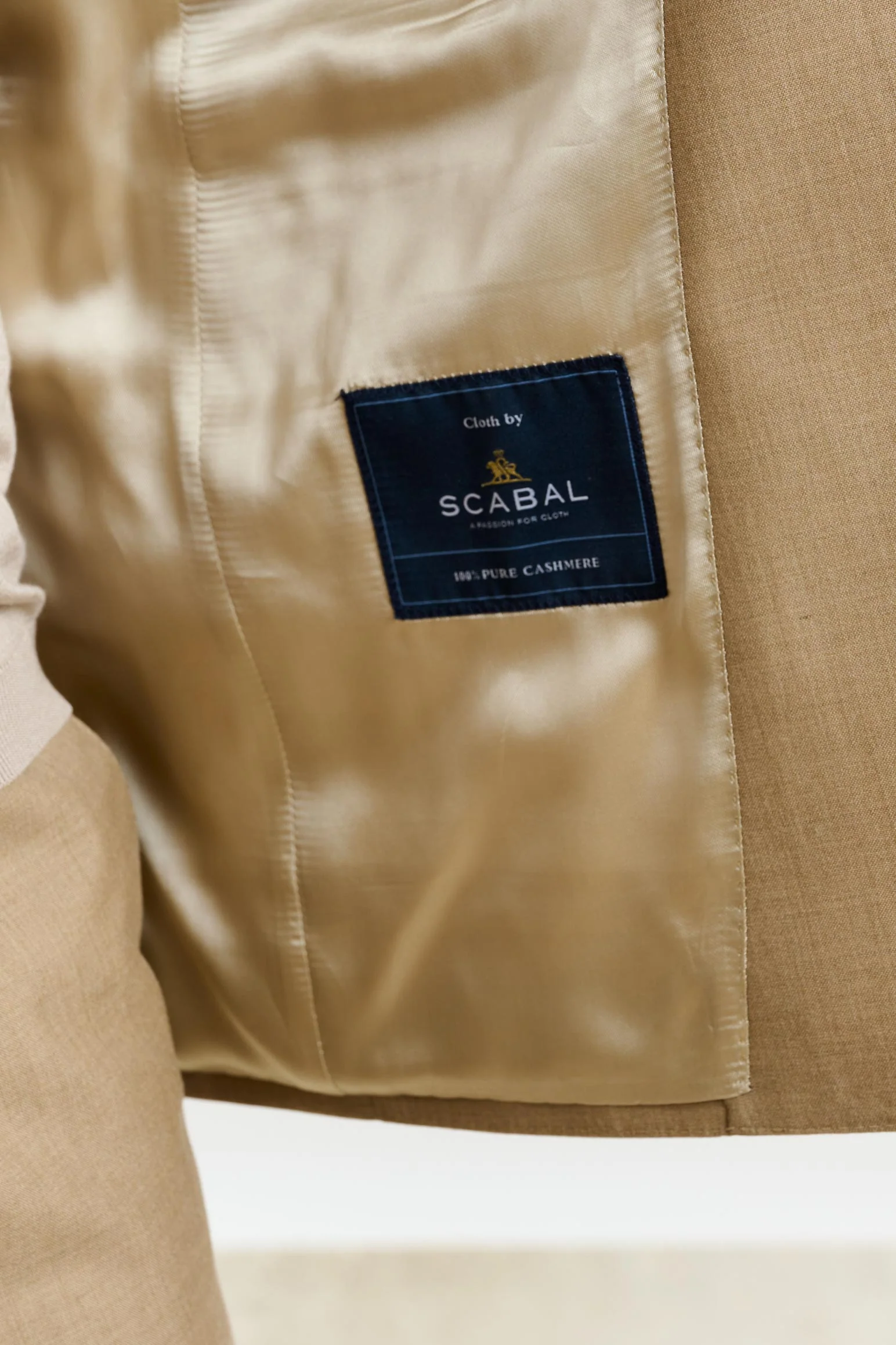 Camel Kensington Suit Summer Cashmere - Image 4