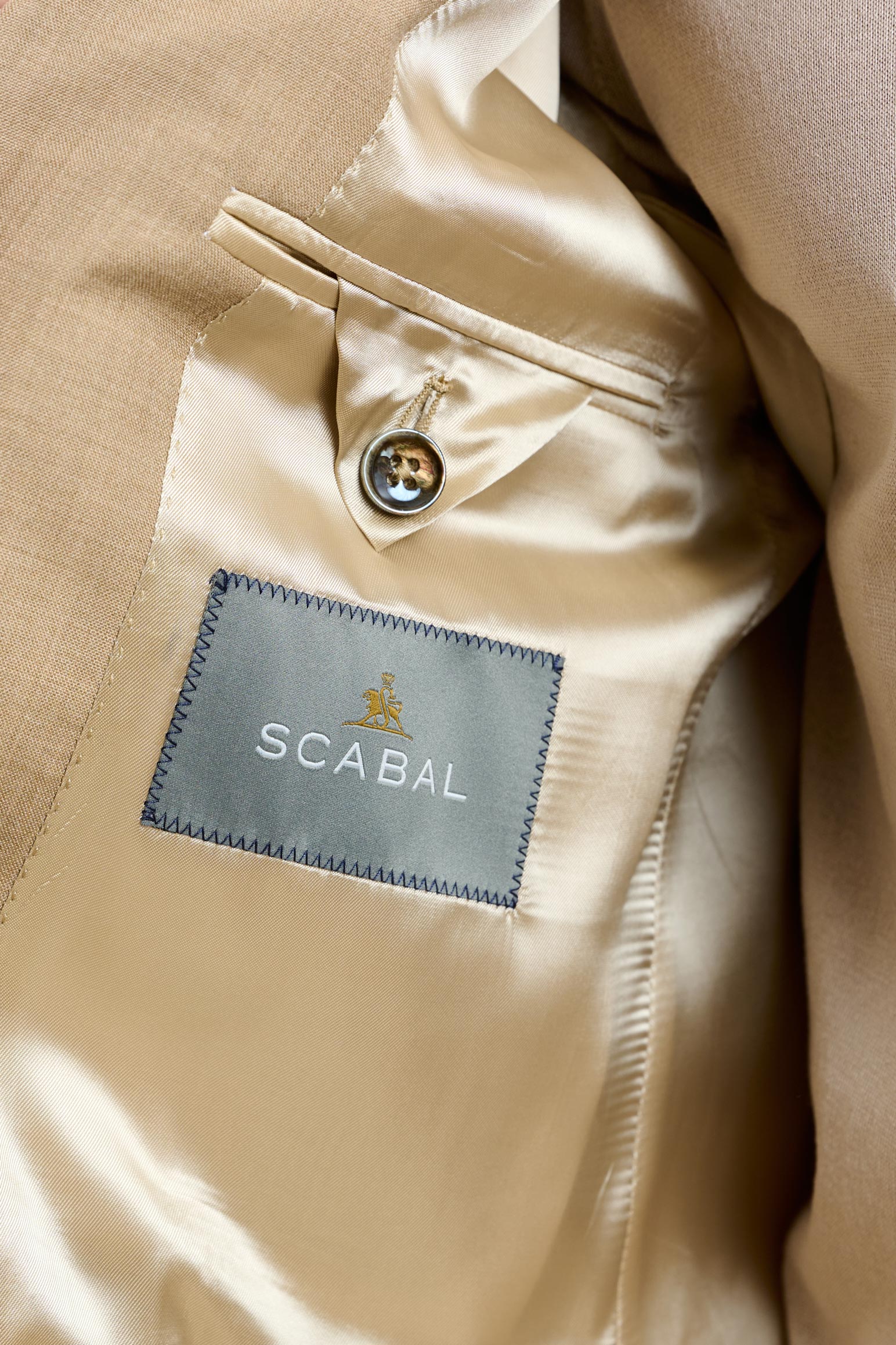 Camel Kensington Suit Summer Cashmere - Image 5