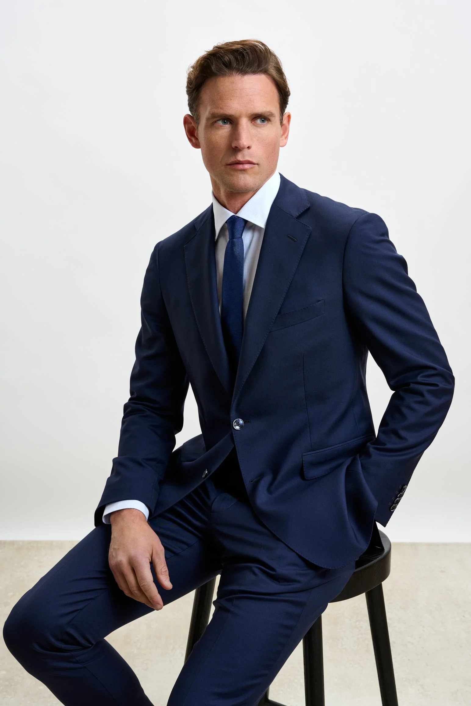 Navy Kenton Jacket Eton - Image 6