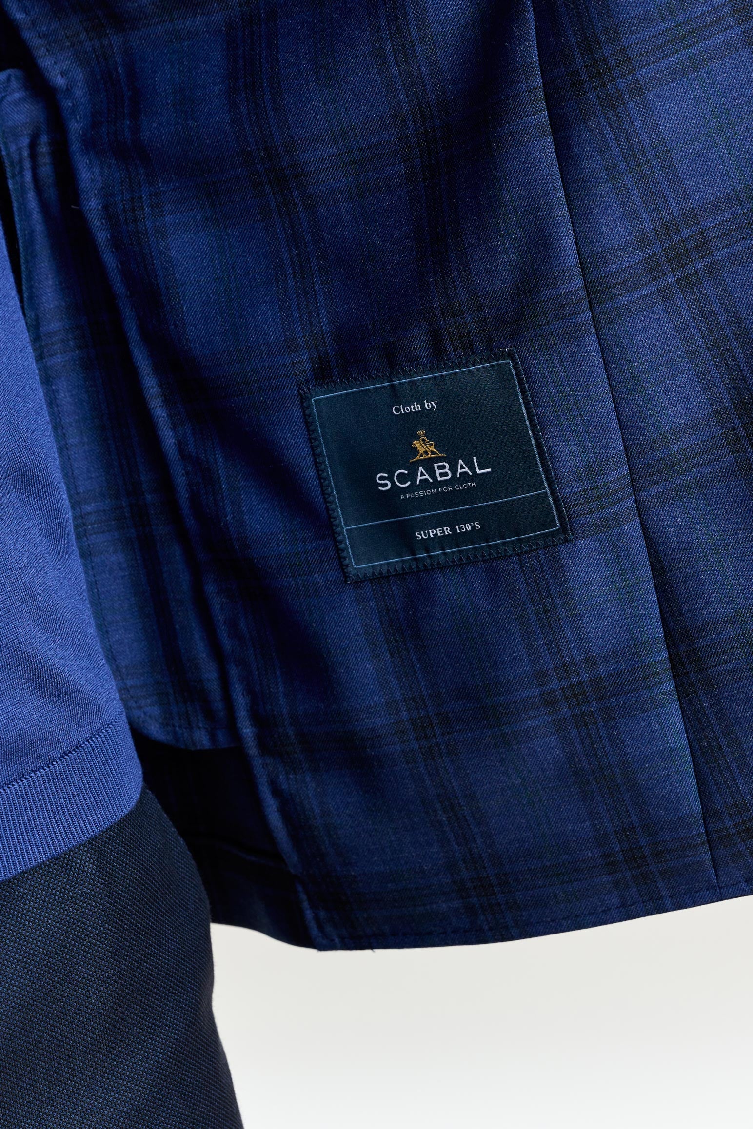 Blue Check Kenton Jacket Mosaic - Image 4