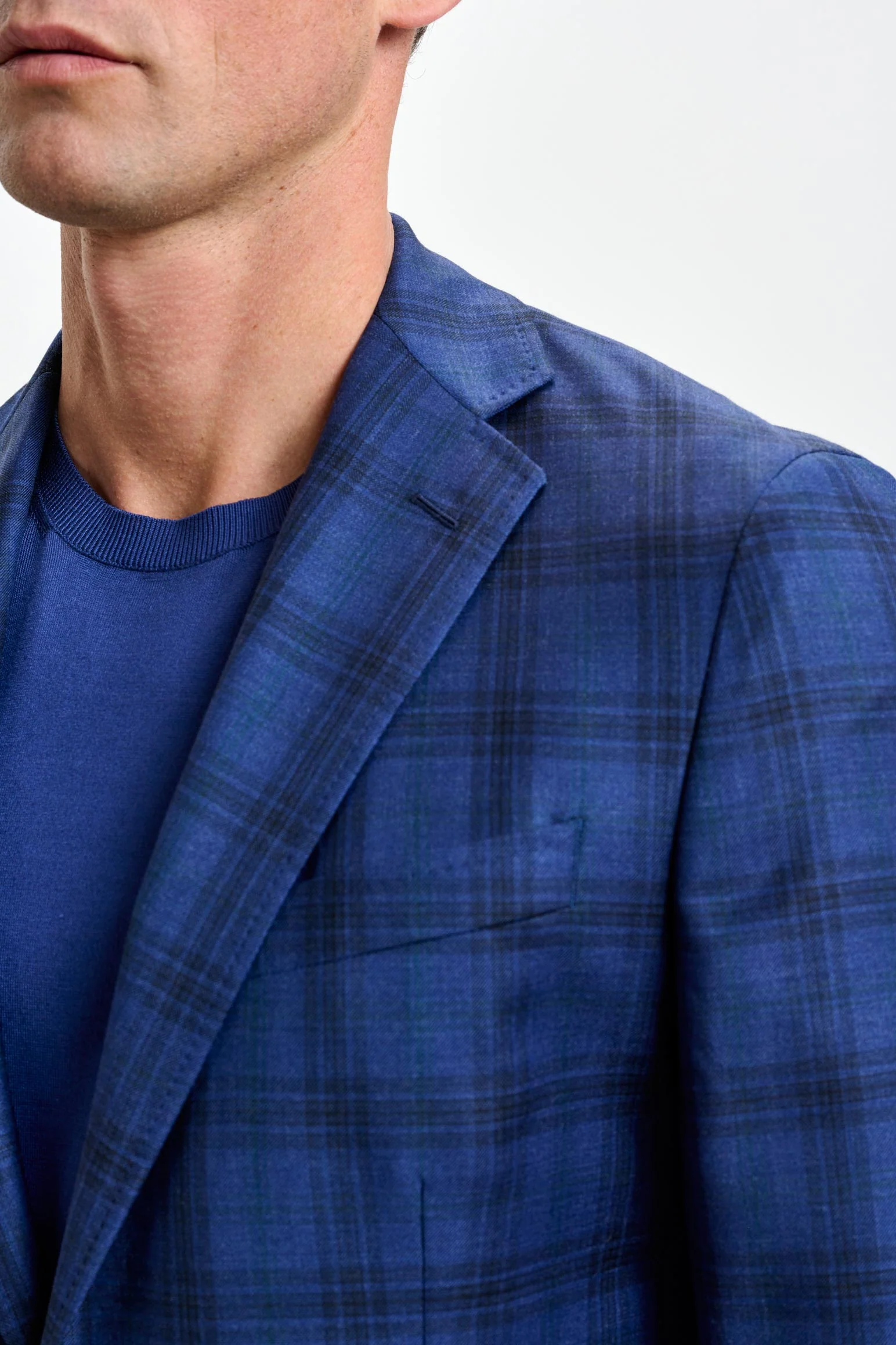 Blue Check Kenton Jacket Mosaic - Image 5