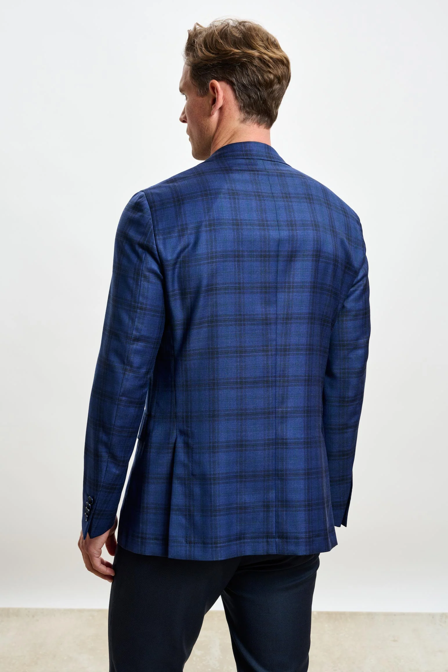 Blue Check Kenton Jacket Mosaic - Image 7