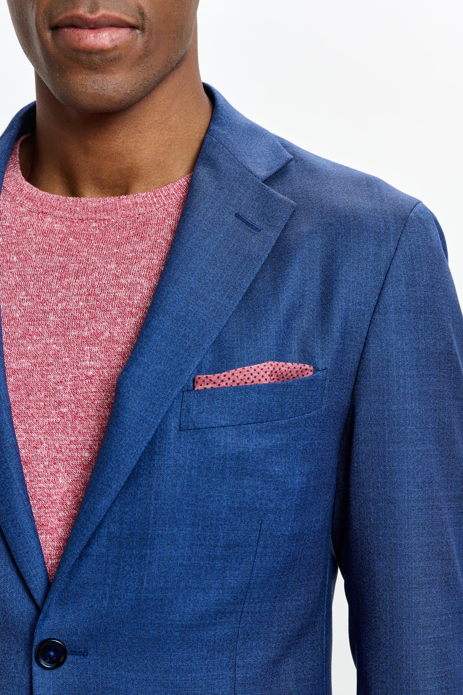 Plain Blue Kenton Jacket Crossover - Image 6