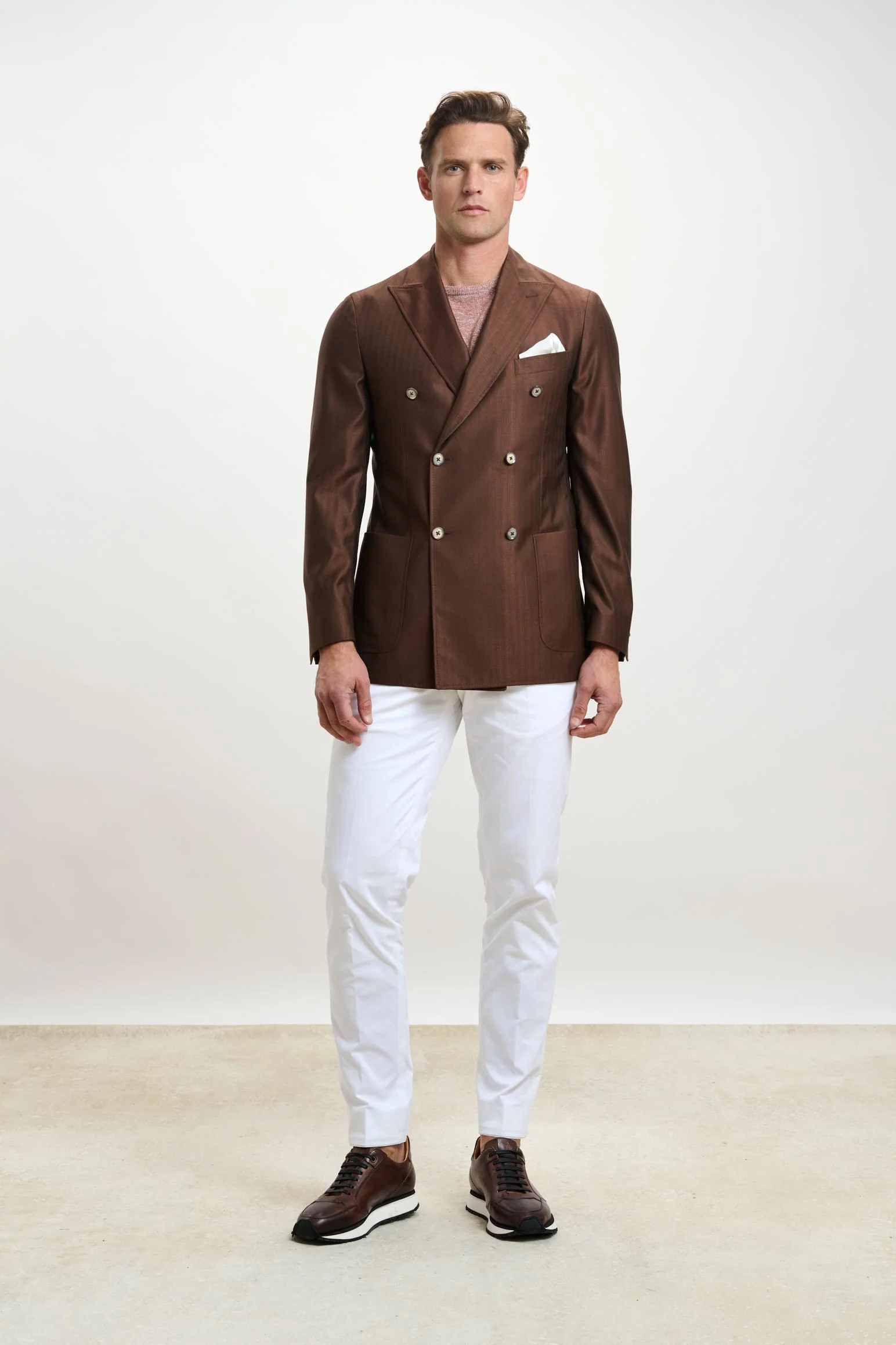 Herringbone Tobacco Kenton Jacket Rhapsody - Image 2