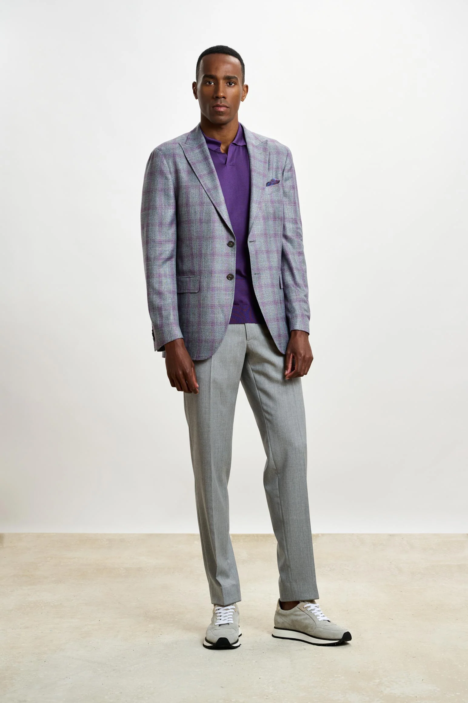 Lila Check Kenton Jacket Taormina - Image 2