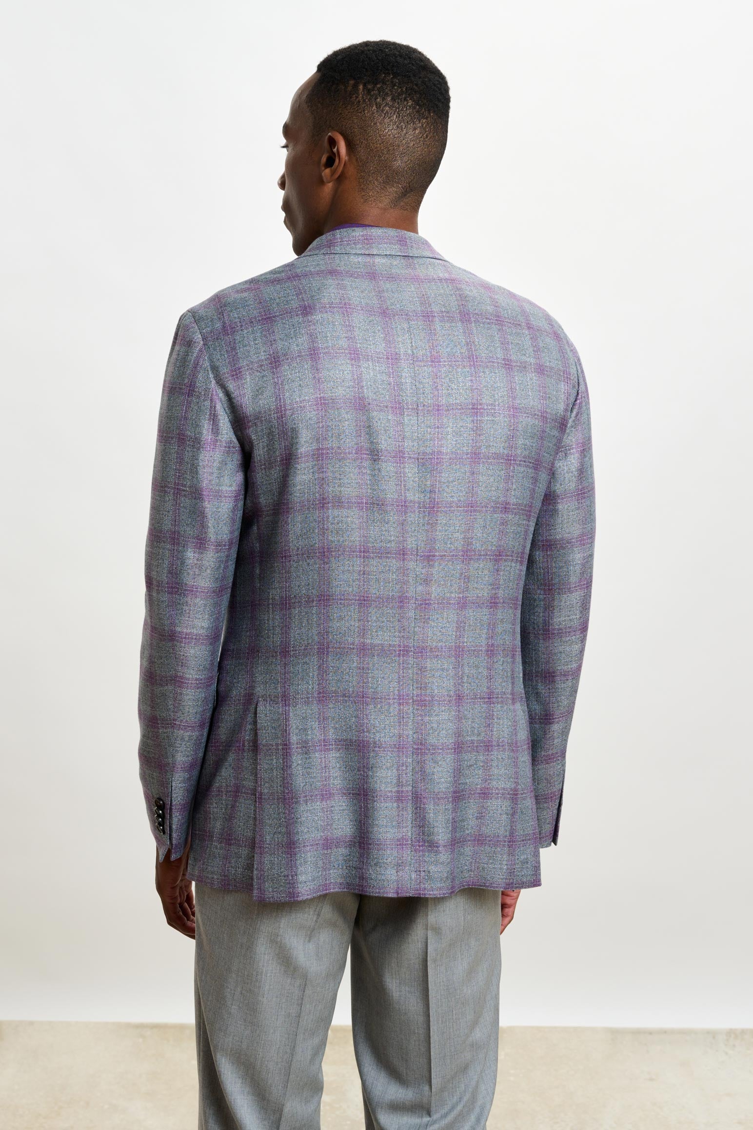 Lila Check Kenton Jacket Taormina - Image 3