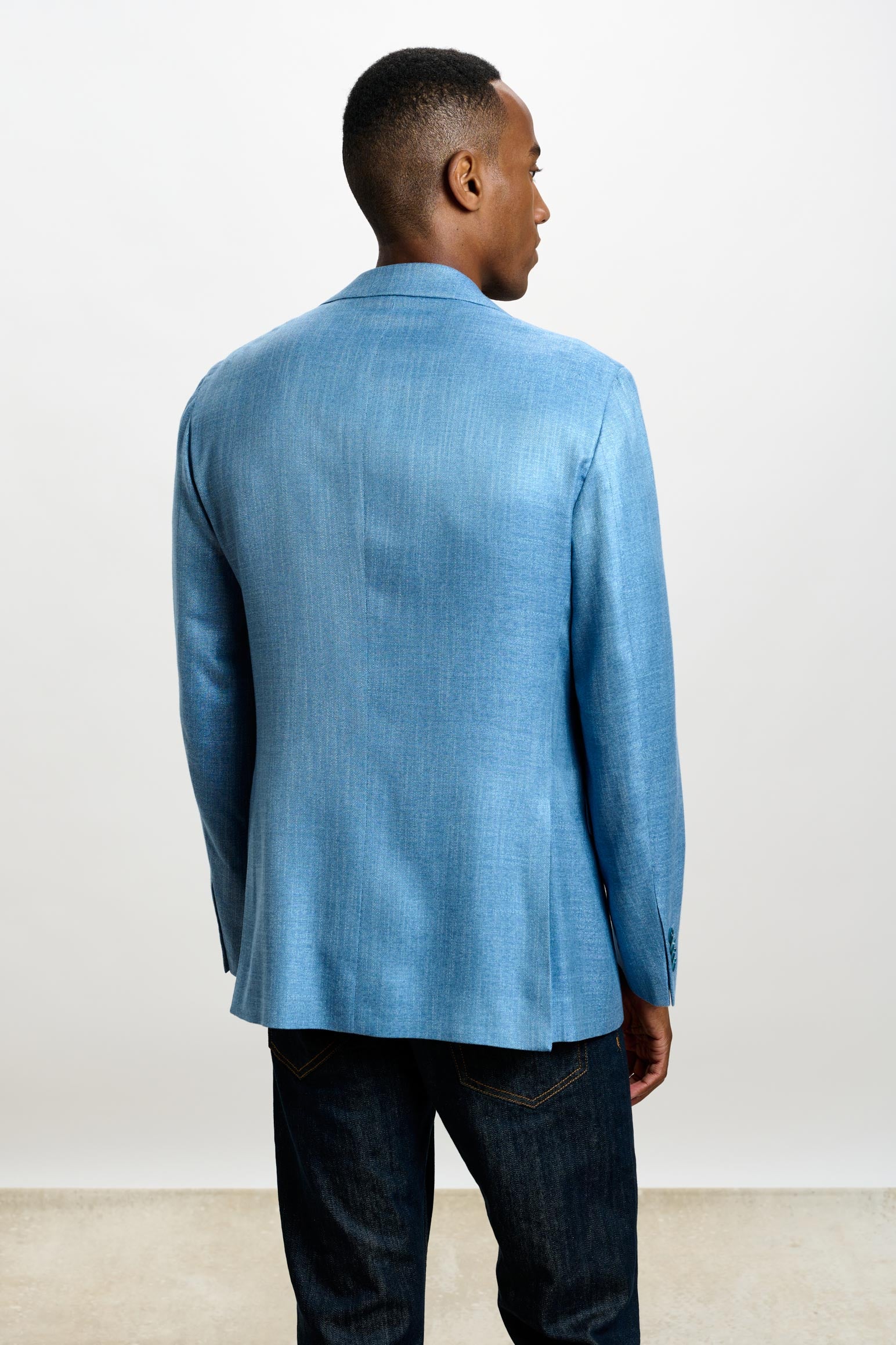 Plain Light Blue Kenton Jacket Taormina - Image 10