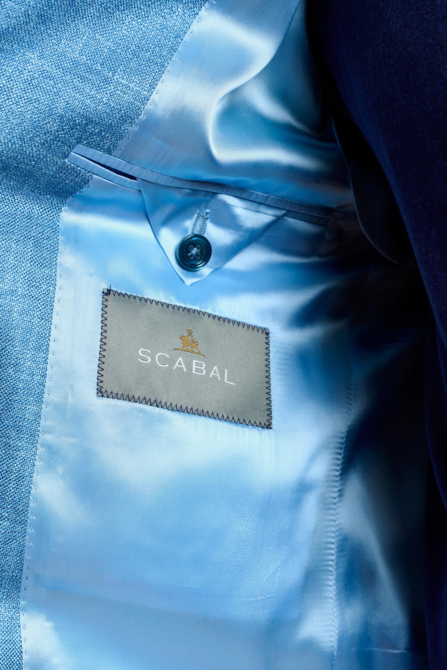 Plain Light Blue Kenton Jacket Taormina - Image 5