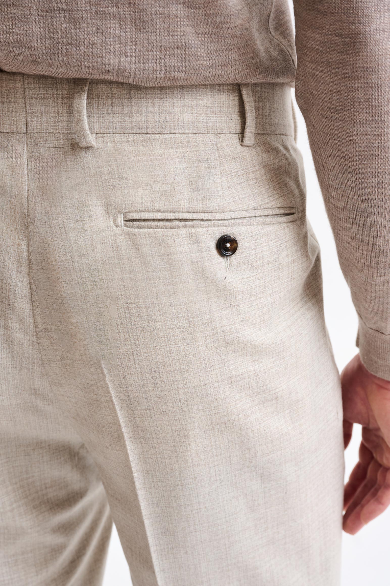 Light Beige 100% Wool Kenton Suit Freestyle - Image 11