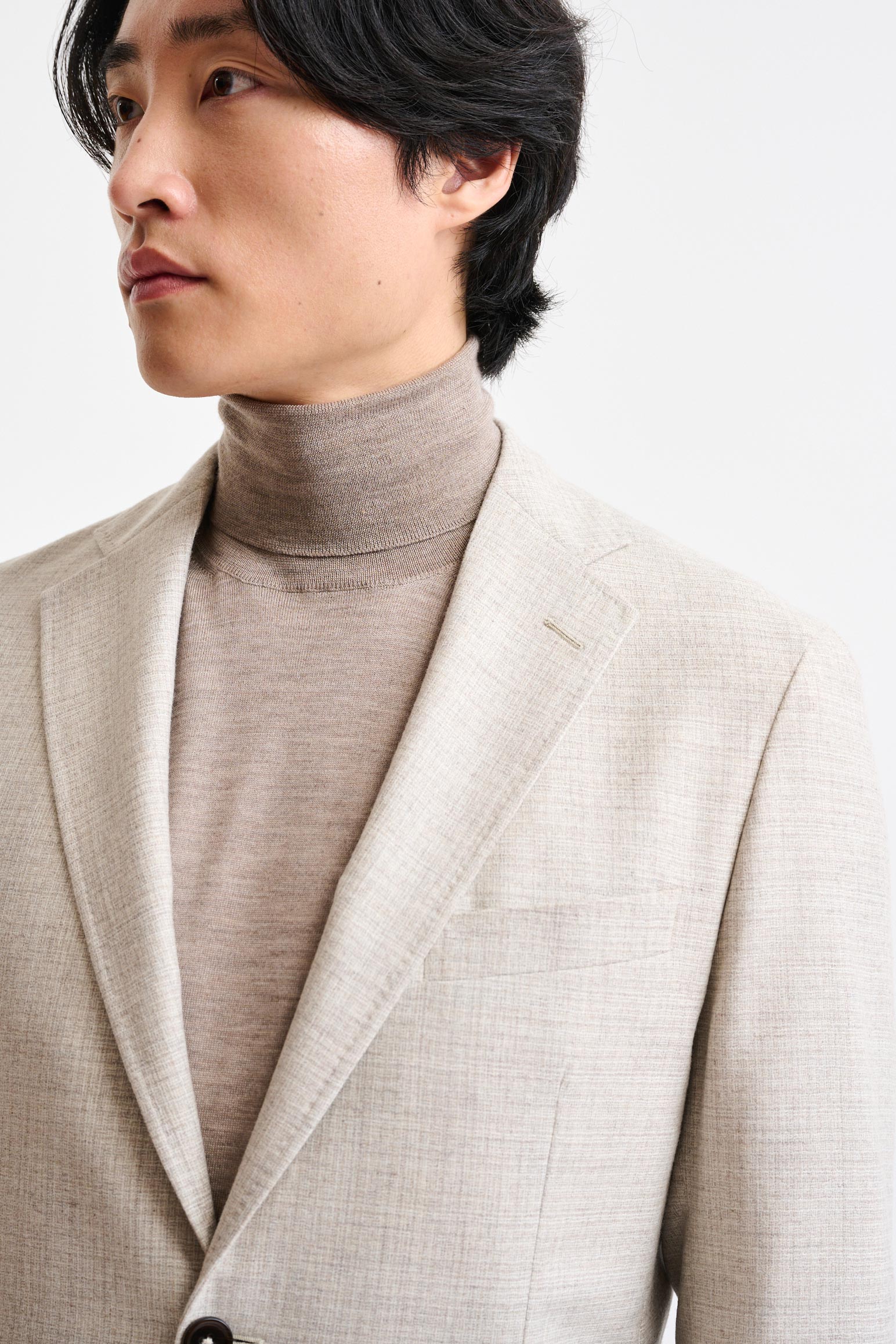 Light Beige 100% Wool Kenton Suit Freestyle - Image 5