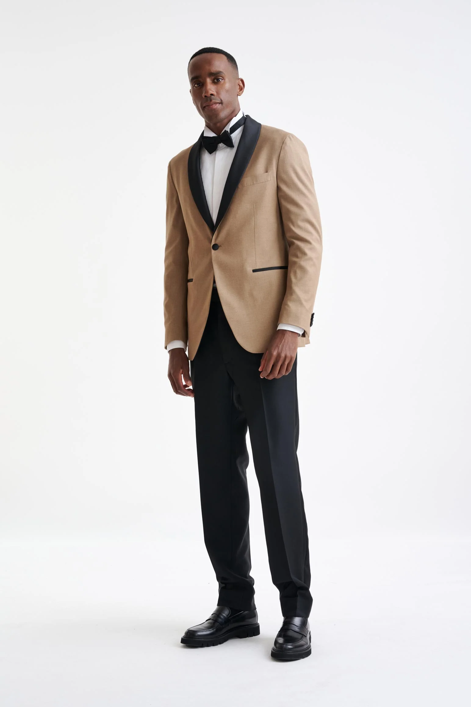 Camel Cashmere & Cotton Kenton Tuxedo - Image 2