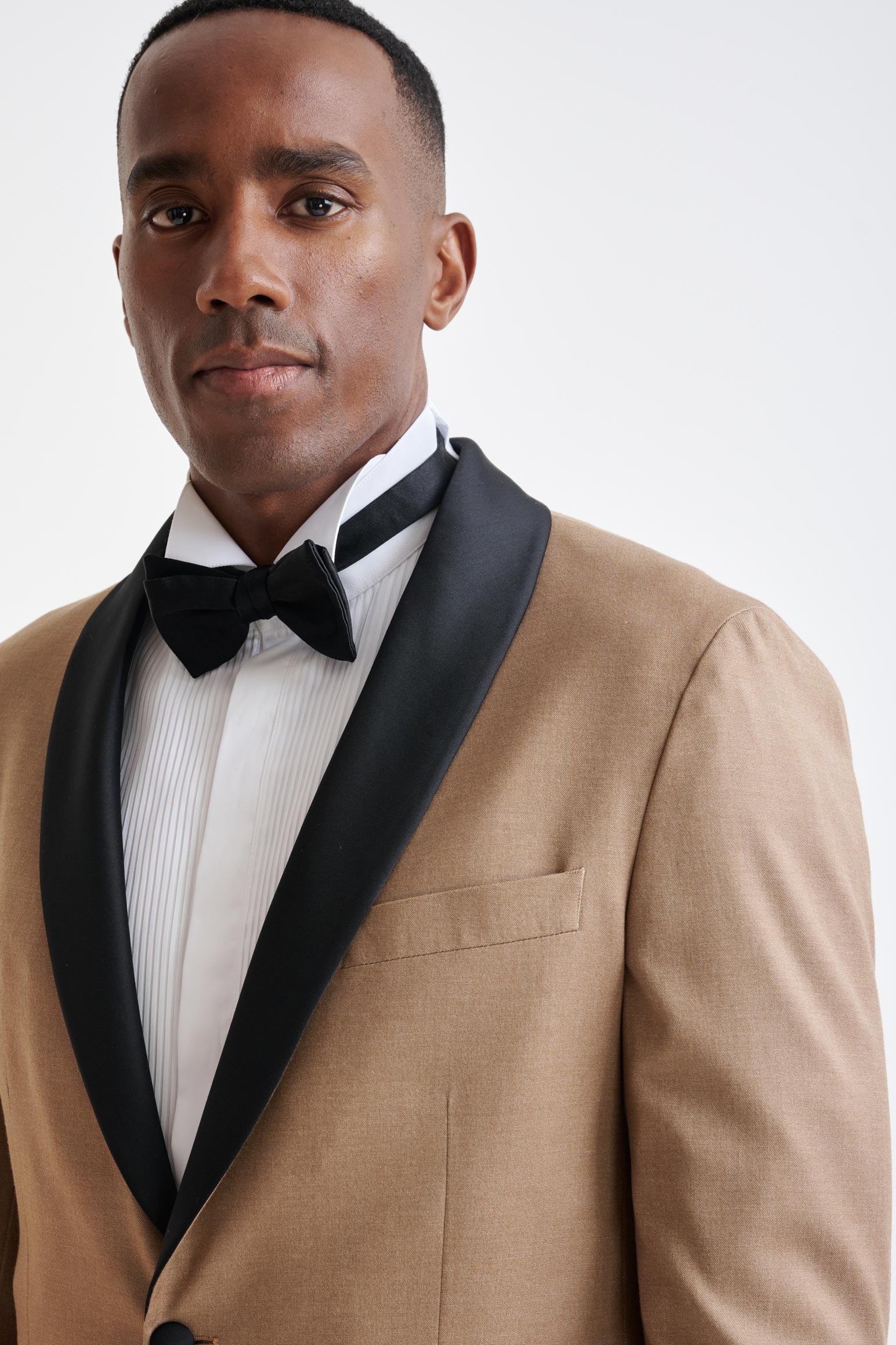 Camel Cashmere & Cotton Kenton Tuxedo - Image 3