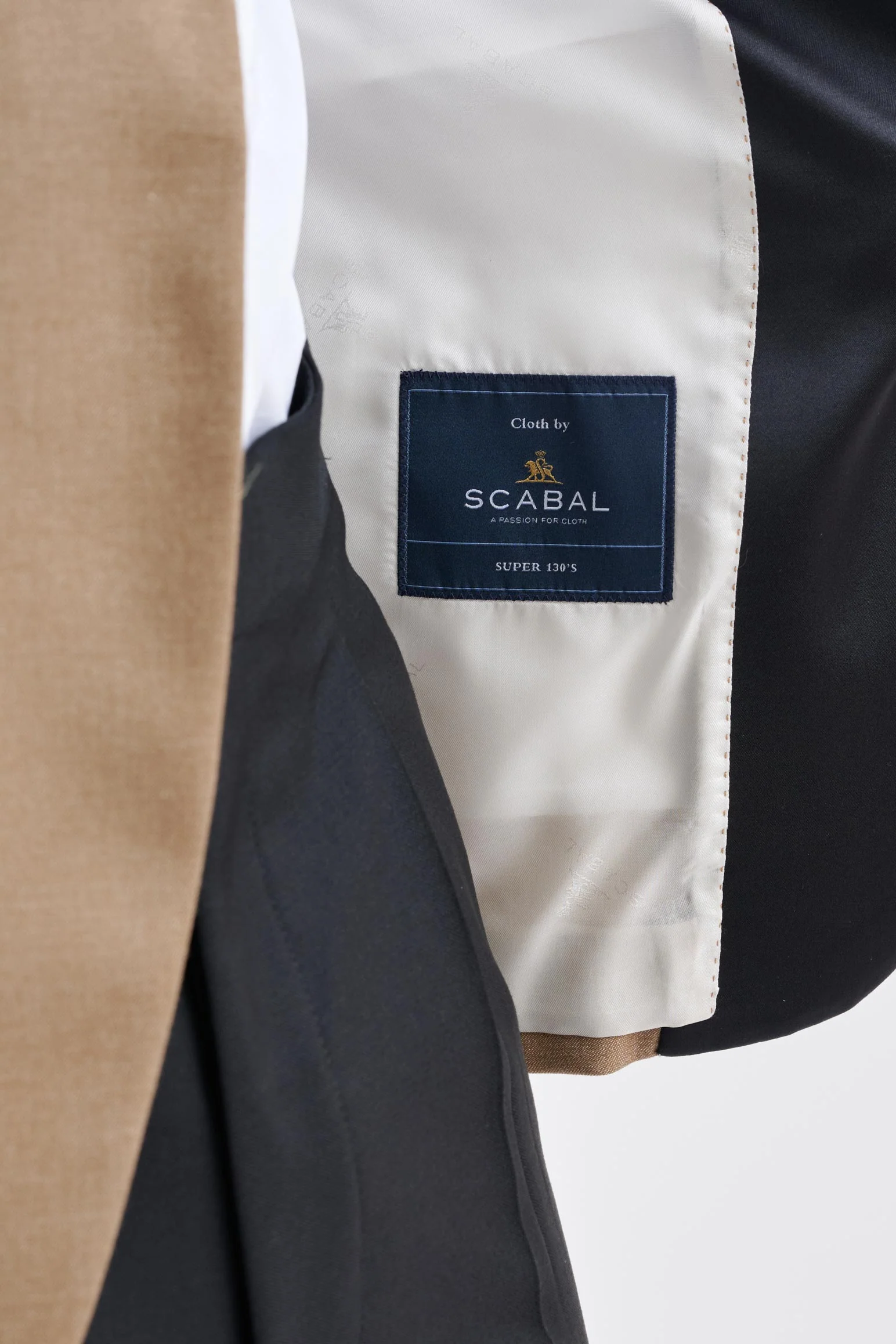 Camel Cashmere & Cotton Kenton Tuxedo - Image 6
