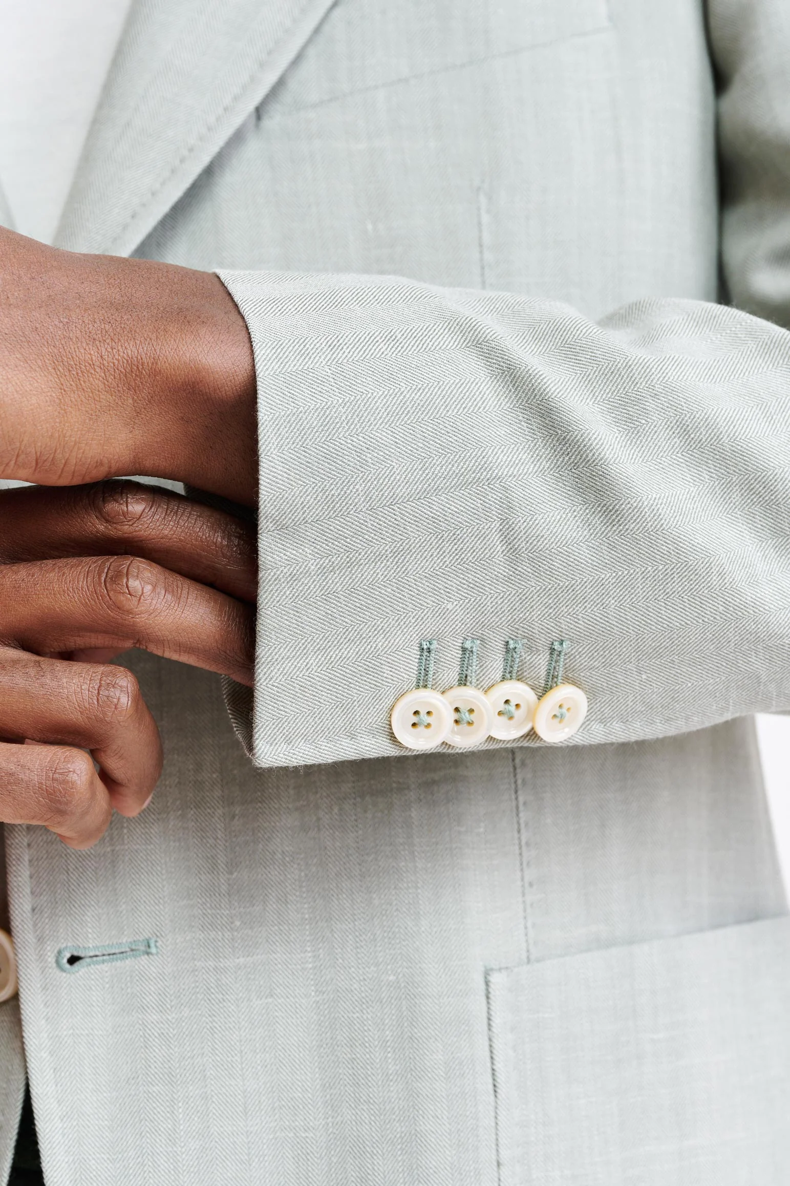 Light Green Wool & Cashmere Soho Jacket Jazz - Image 2