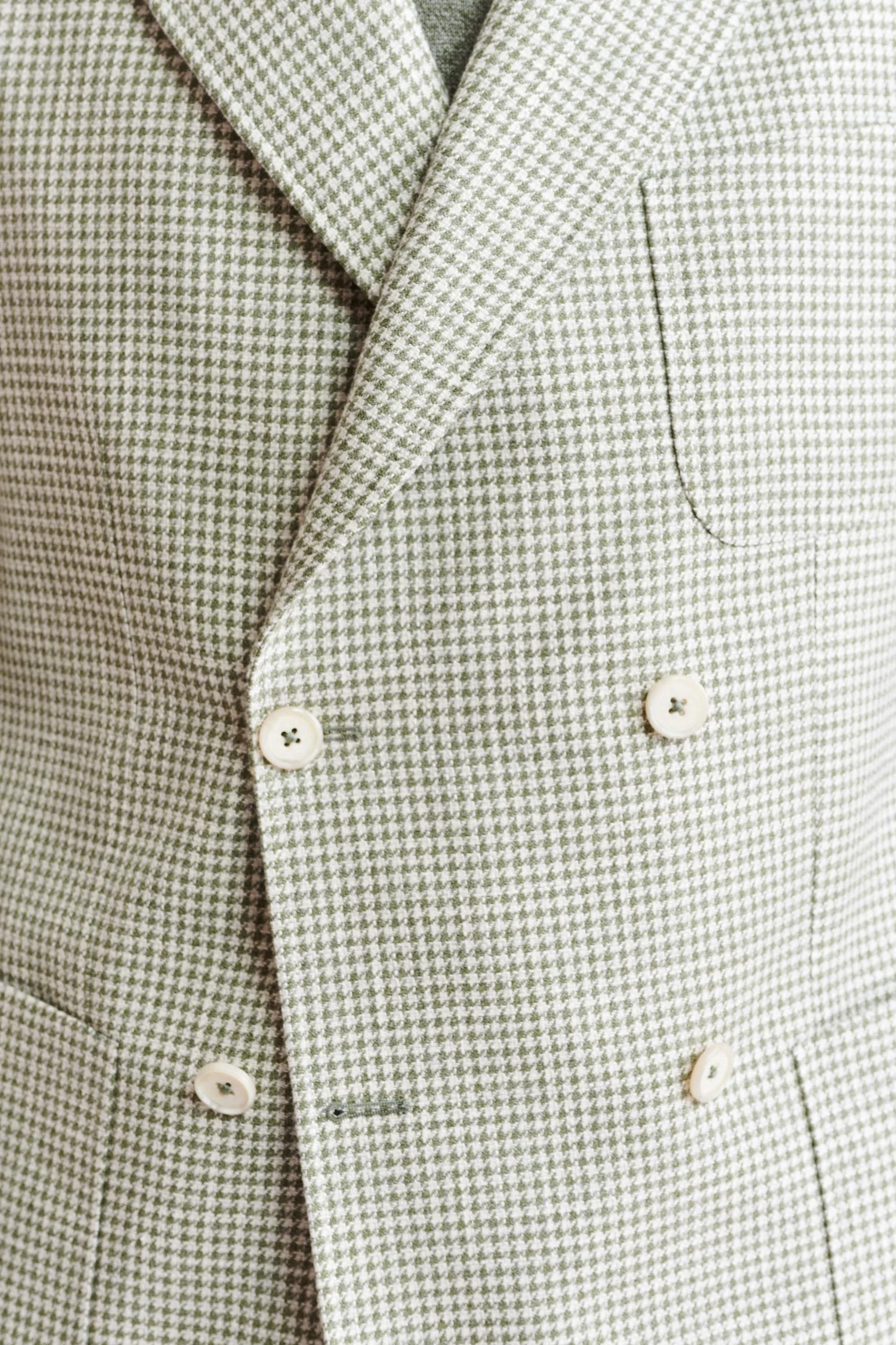 Light Green Wool & Cotton Soho Jacket Riviera Trend - Image 3