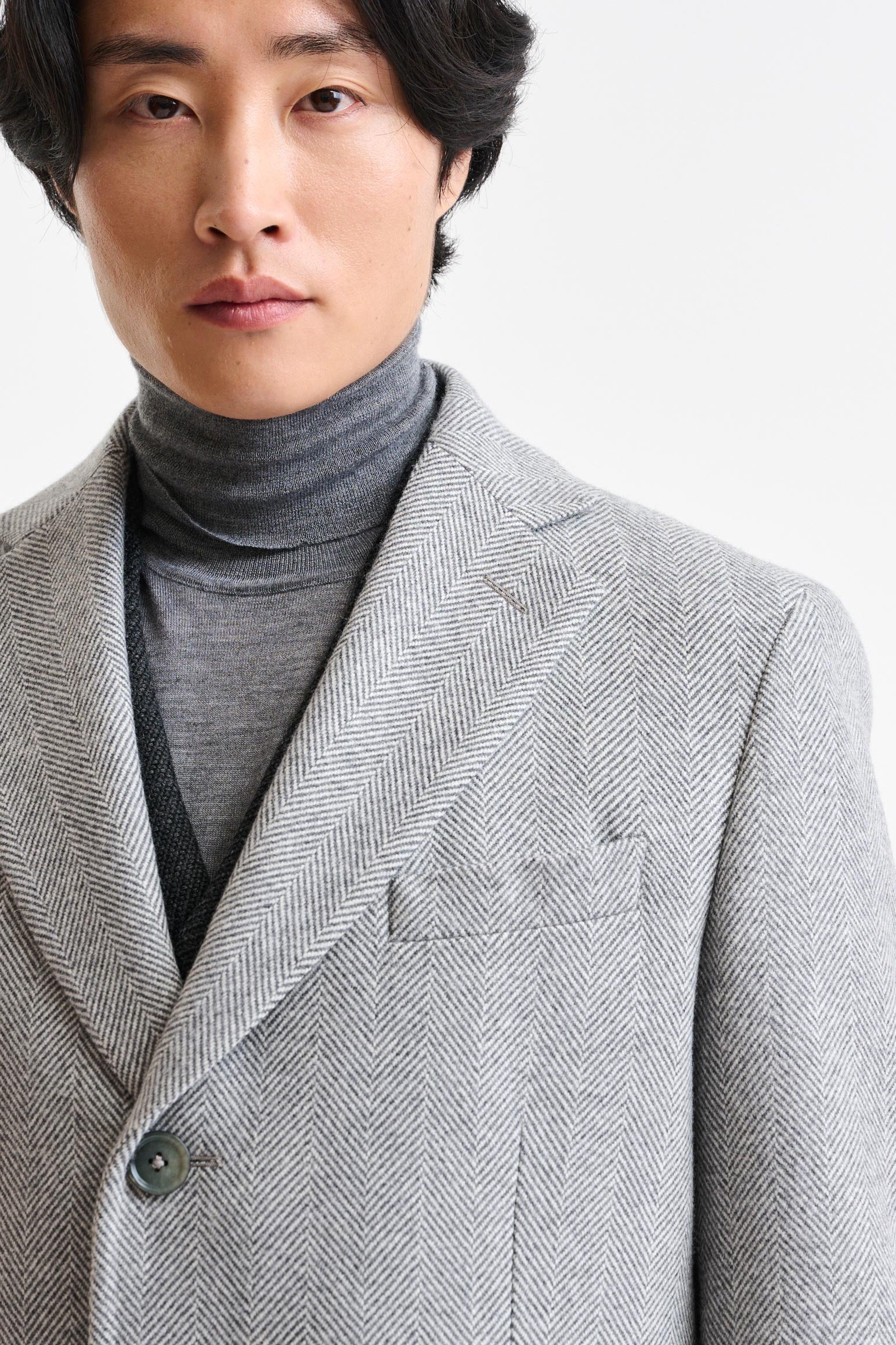 The Light Grey 100% Wool Lincoln Overcoat Zeus - Image 3