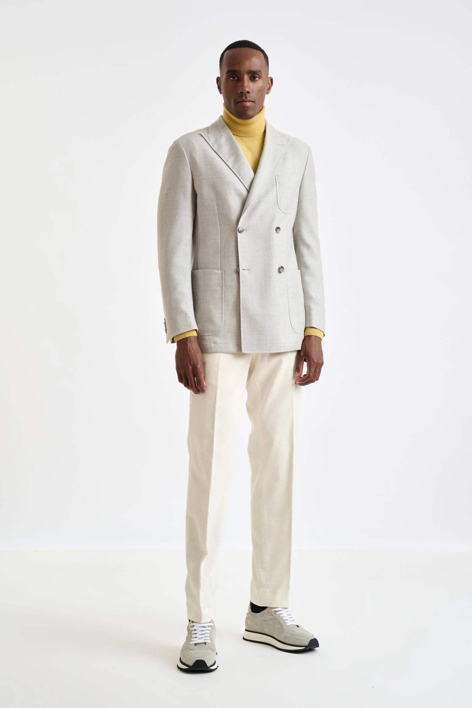 Light Grey Wool Kenton Jacket Harmony