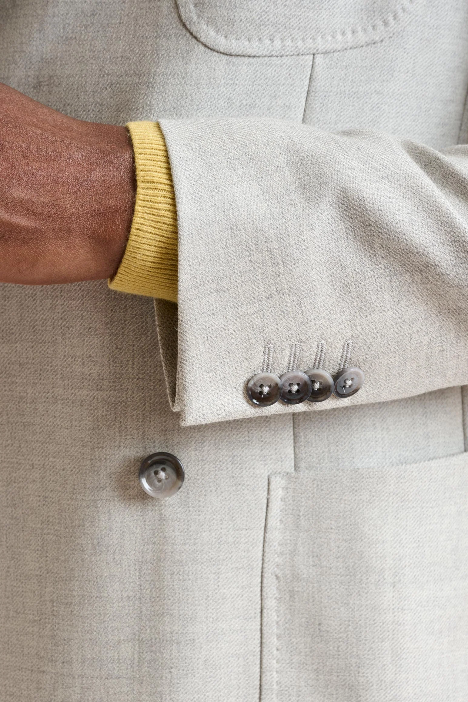 Light Grey Wool Kenton Jacket Harmony - Image 2