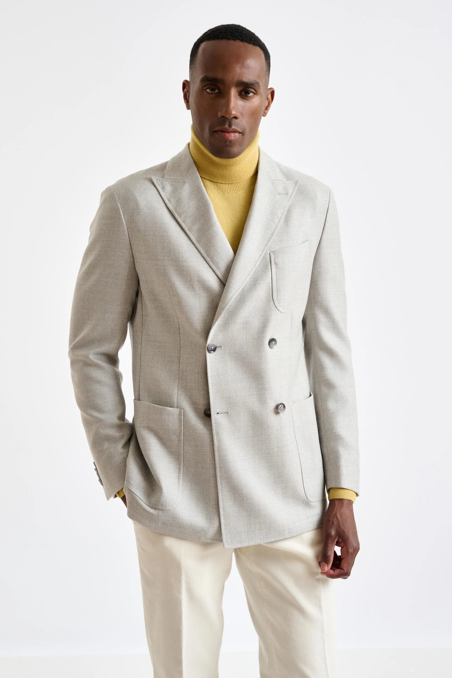 Light Grey Wool Kenton Jacket Harmony - Image 5
