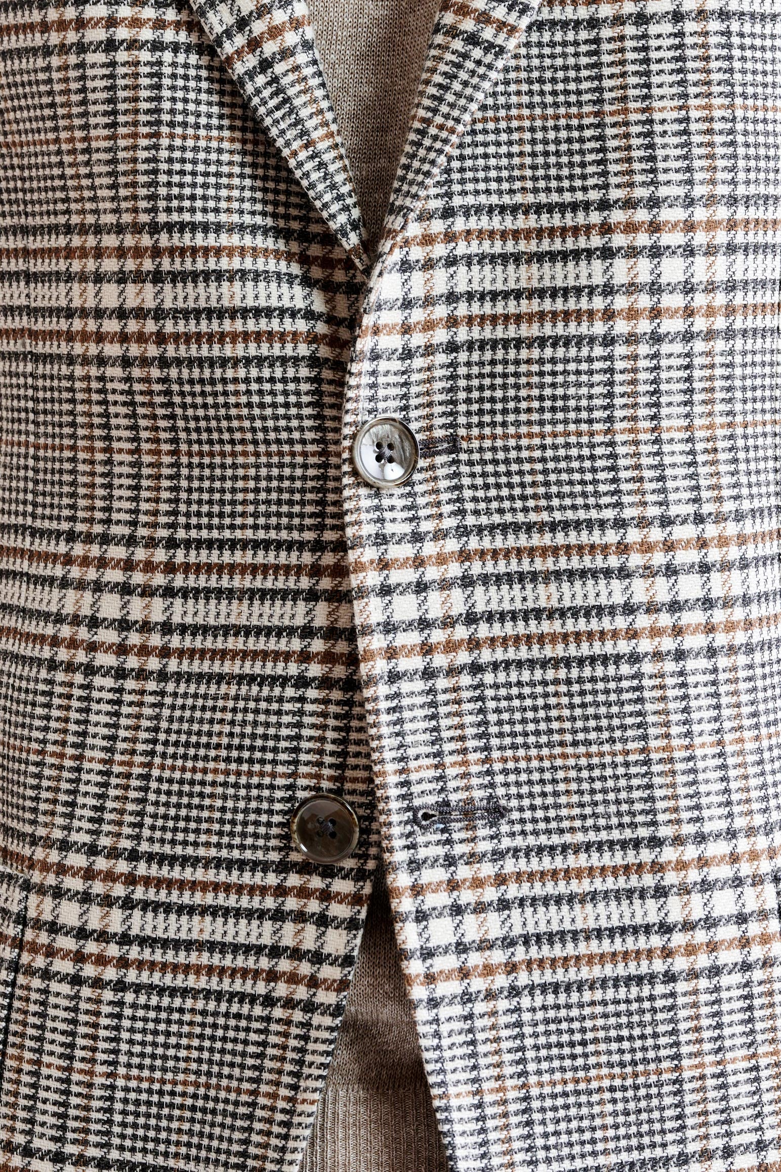 Light Grey Wool & Linen Kenton Jacket Riviera Trend - Image 3