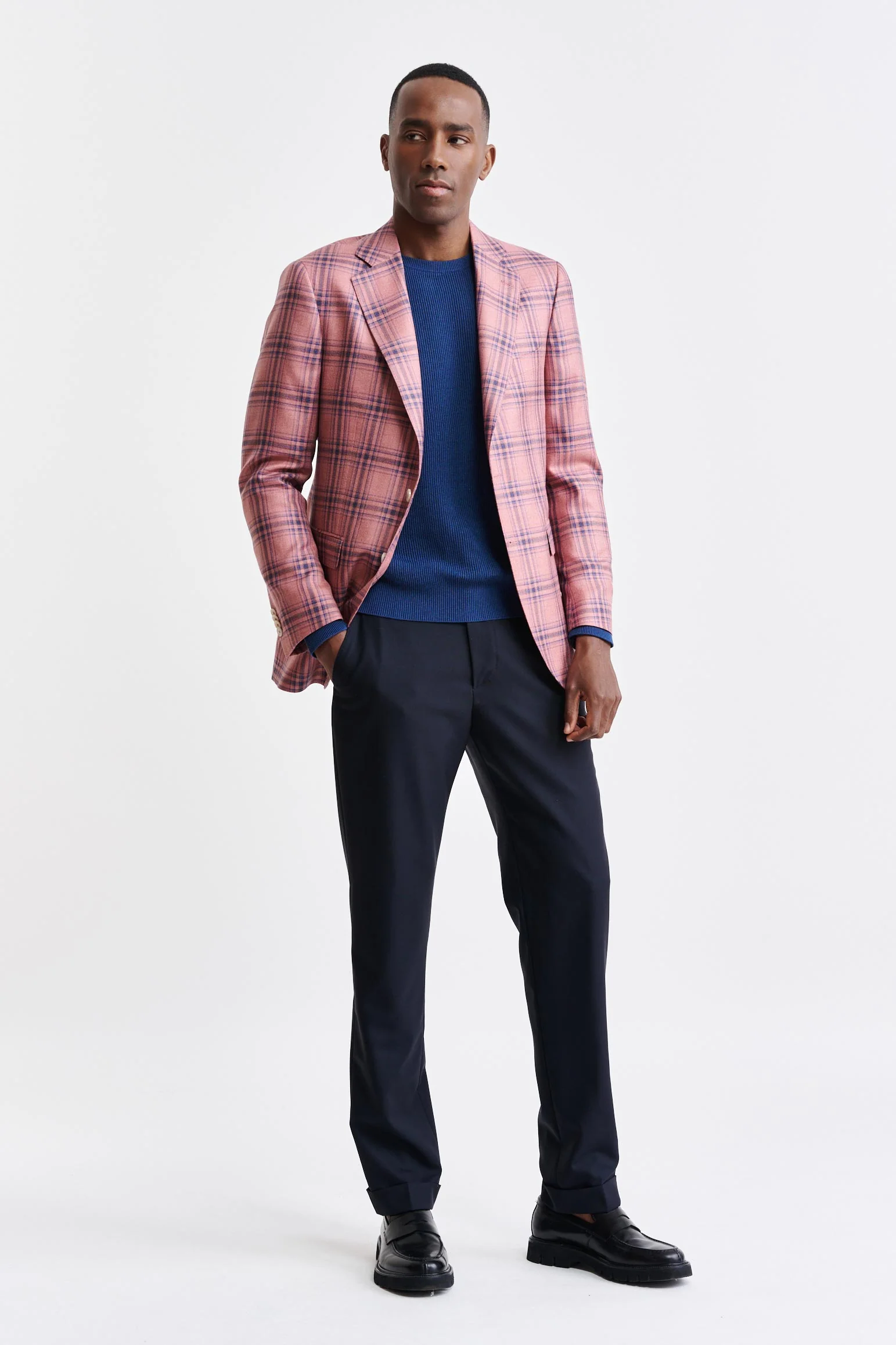 Light Pink Wool & Silk Soho Jacket Nobility - Image 5
