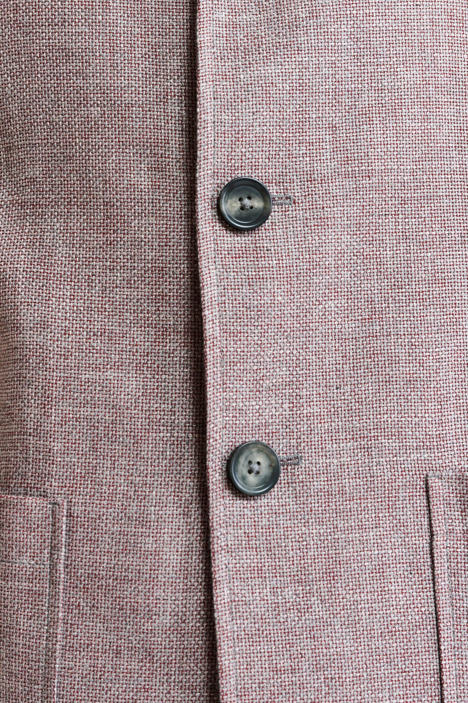 Light Red Wool & Linen Troy Jacket Jazz - Image 4