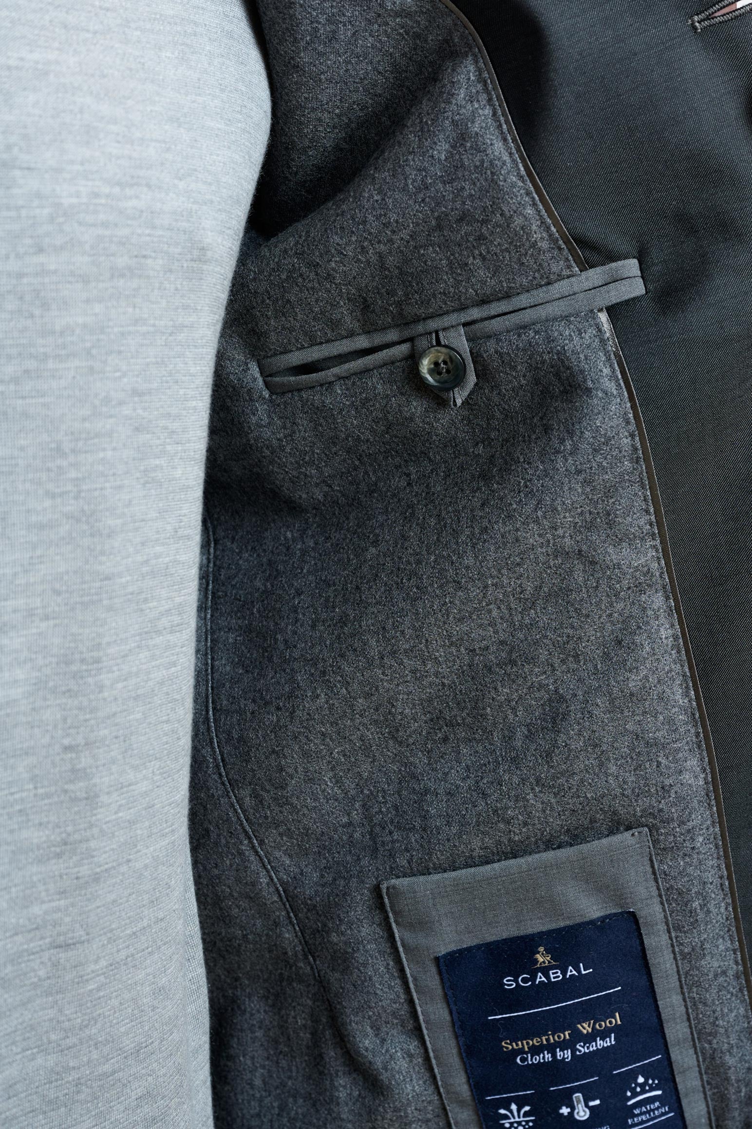 Dark Grey Lomond Raincoat - Image 4
