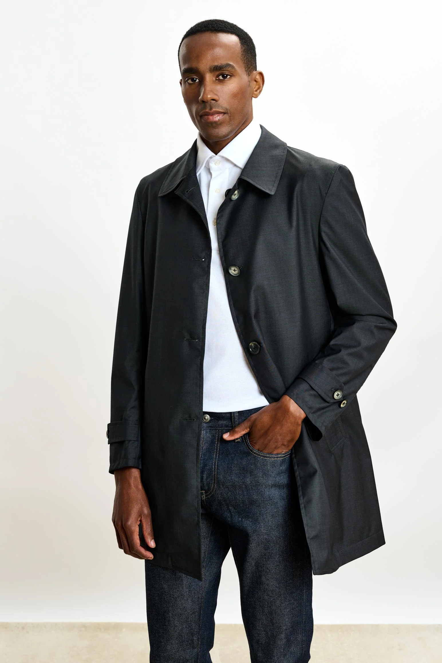 Dark Grey Lomond Reversible Raincoat - Image 2