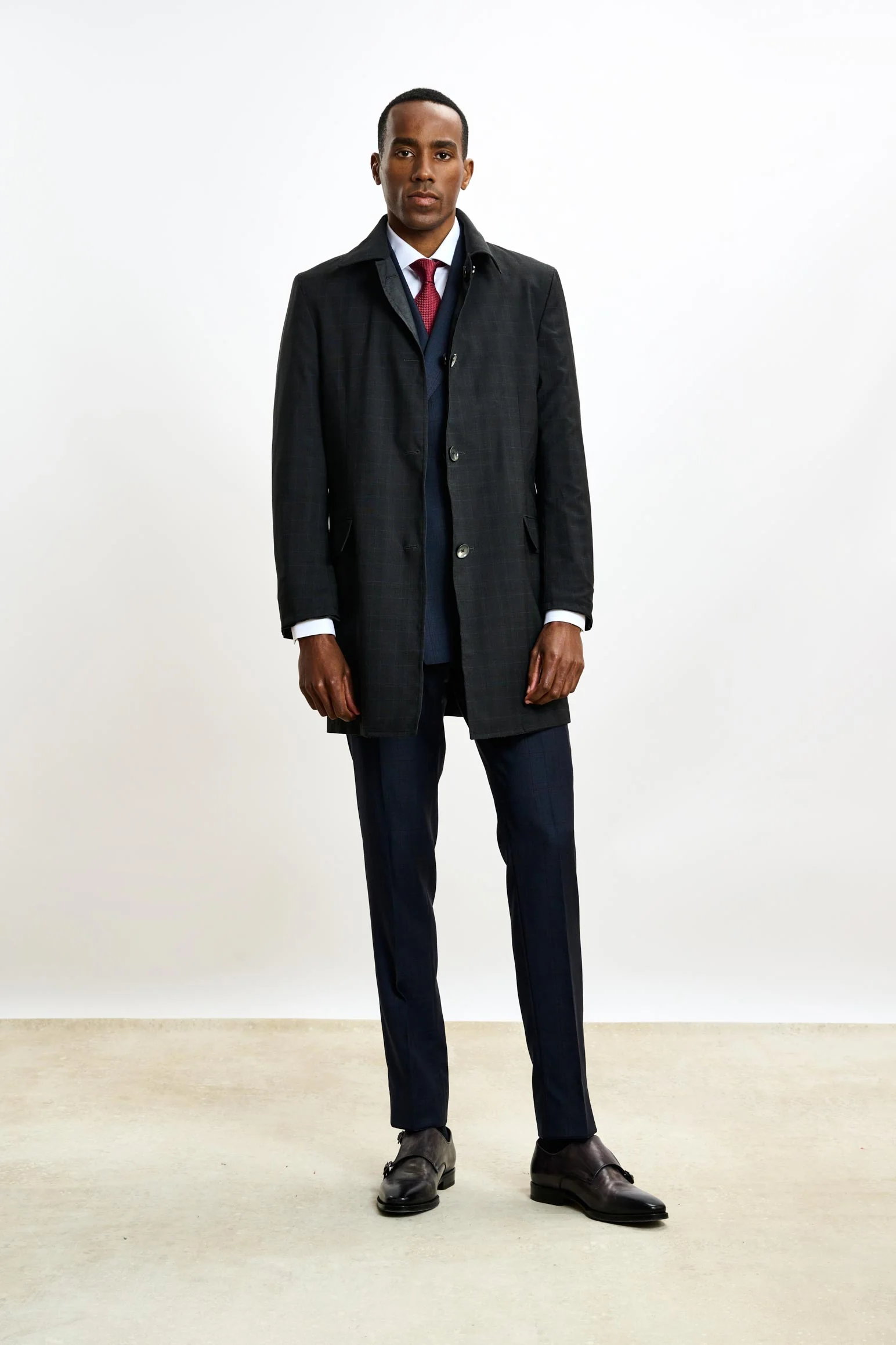 Dark Grey Lomond Reversible Raincoat - Image 6