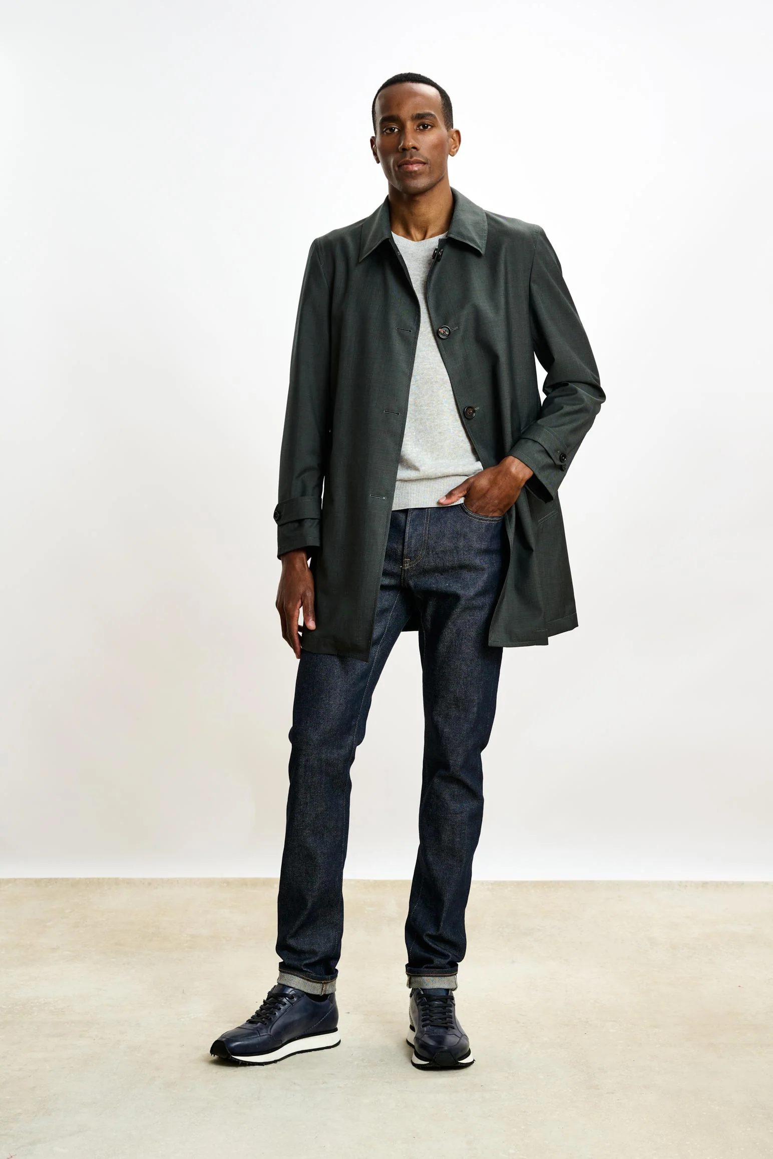 Green Lomond Reversible Raincoat