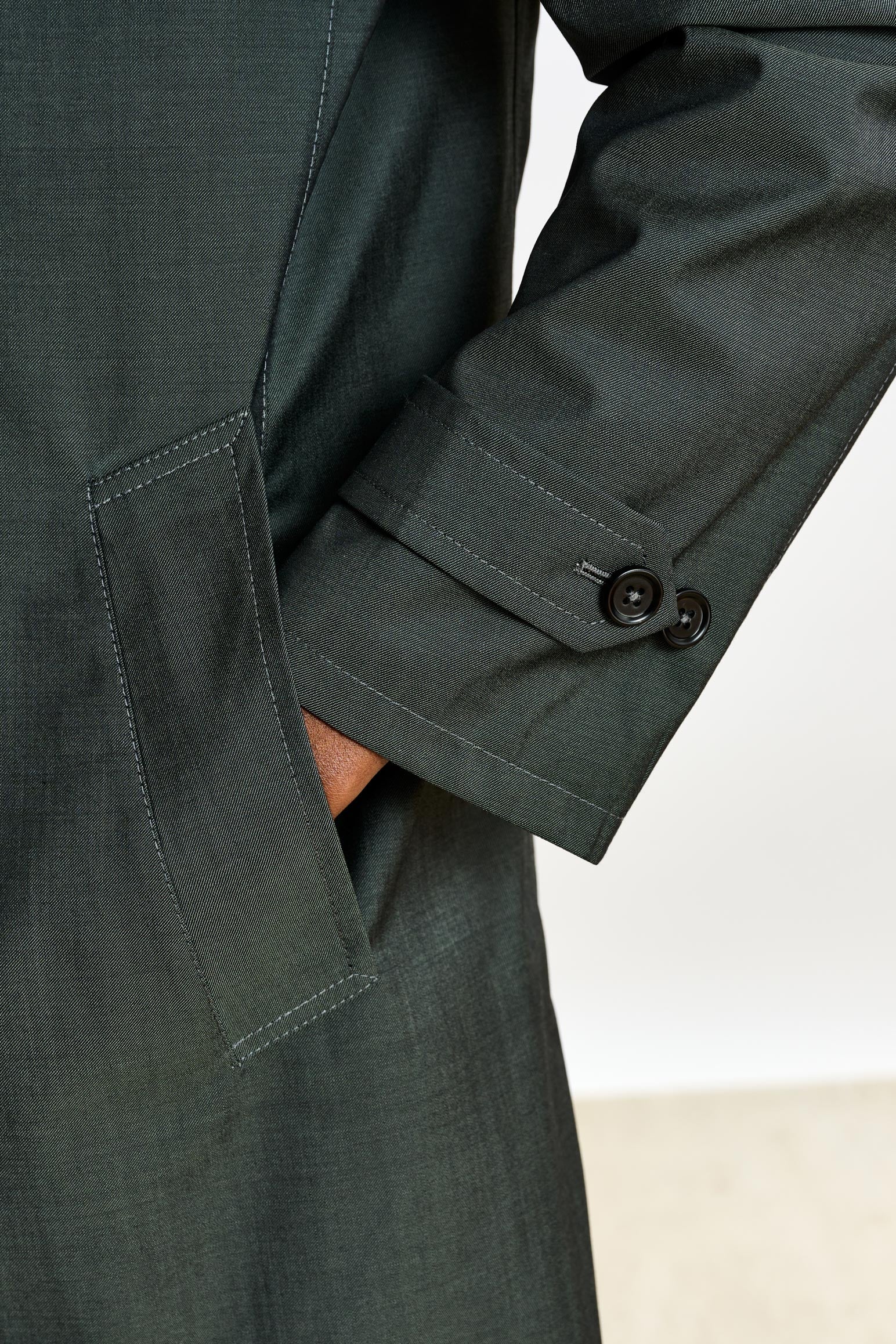 Green Lomond Reversible Raincoat - Image 3