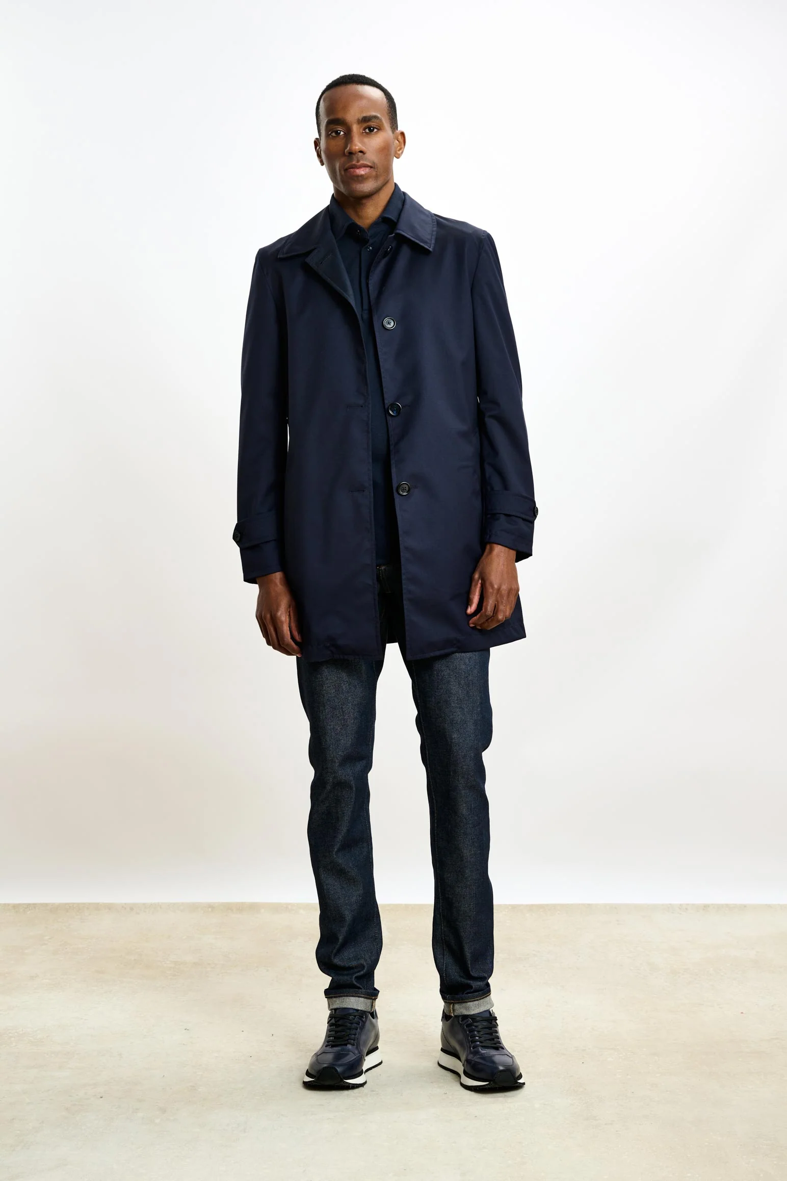 Navy Lomond Reversible Raincoat