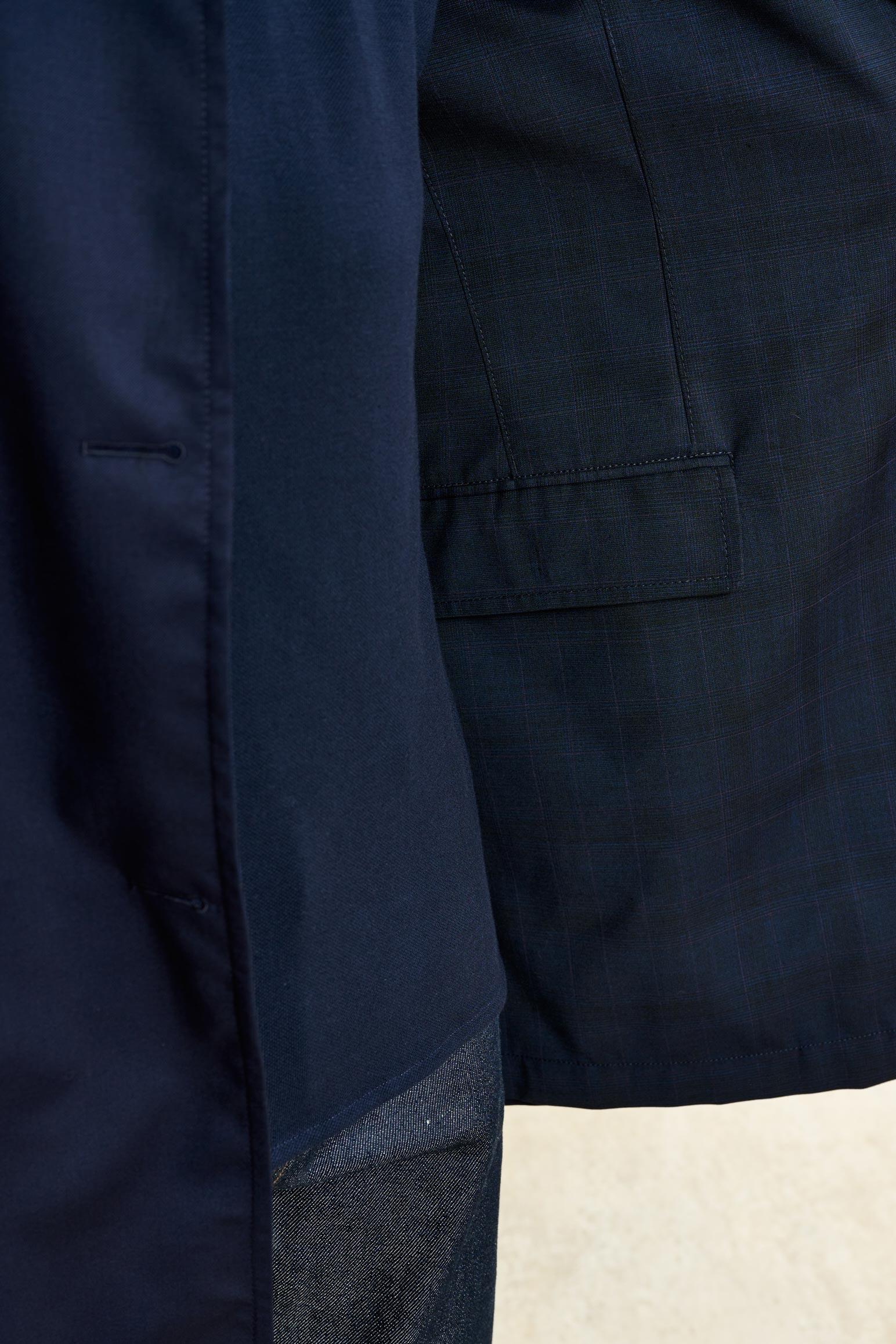Navy Lomond Reversible Raincoat - Image 3