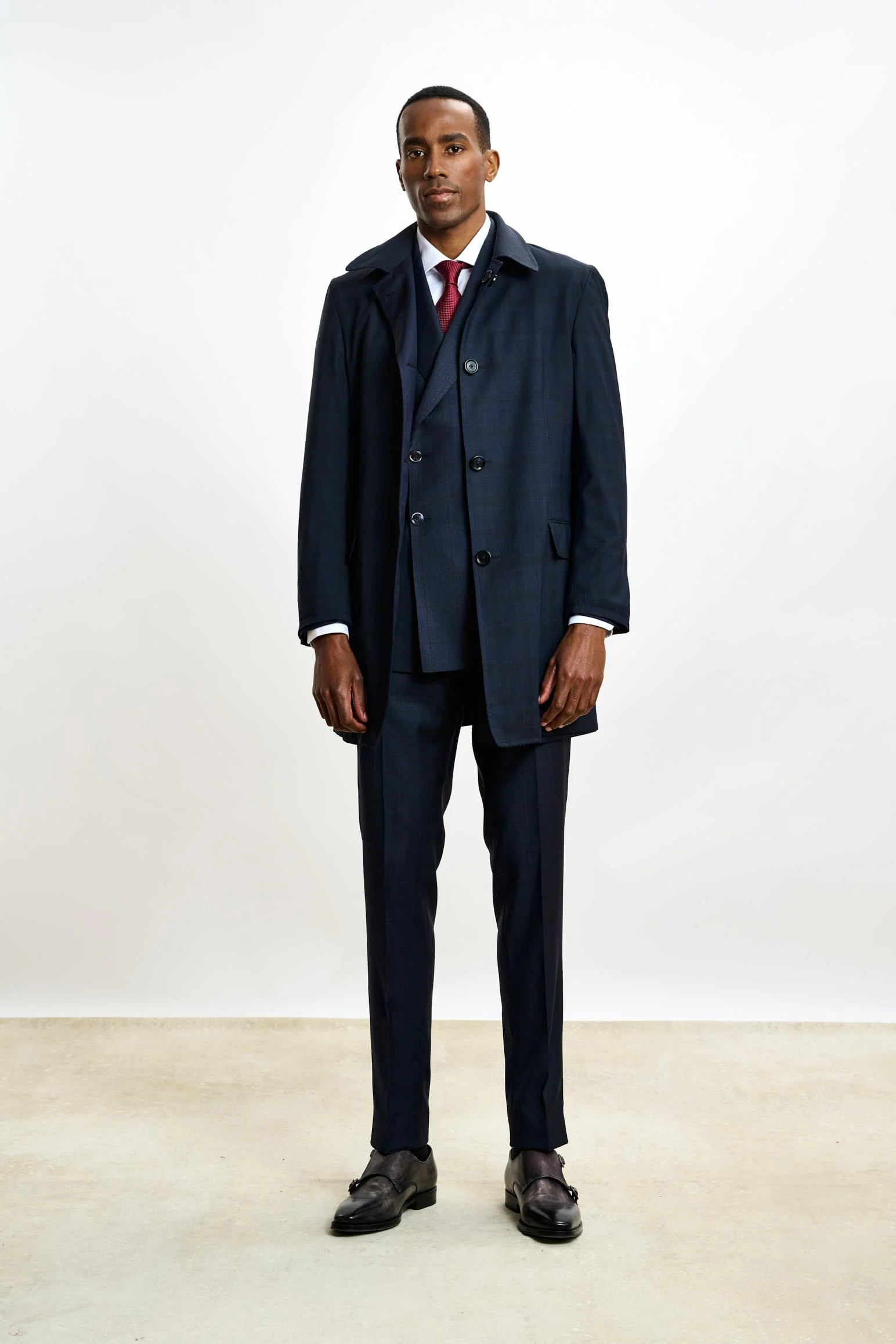 Navy Lomond Reversible Raincoat - Image 7