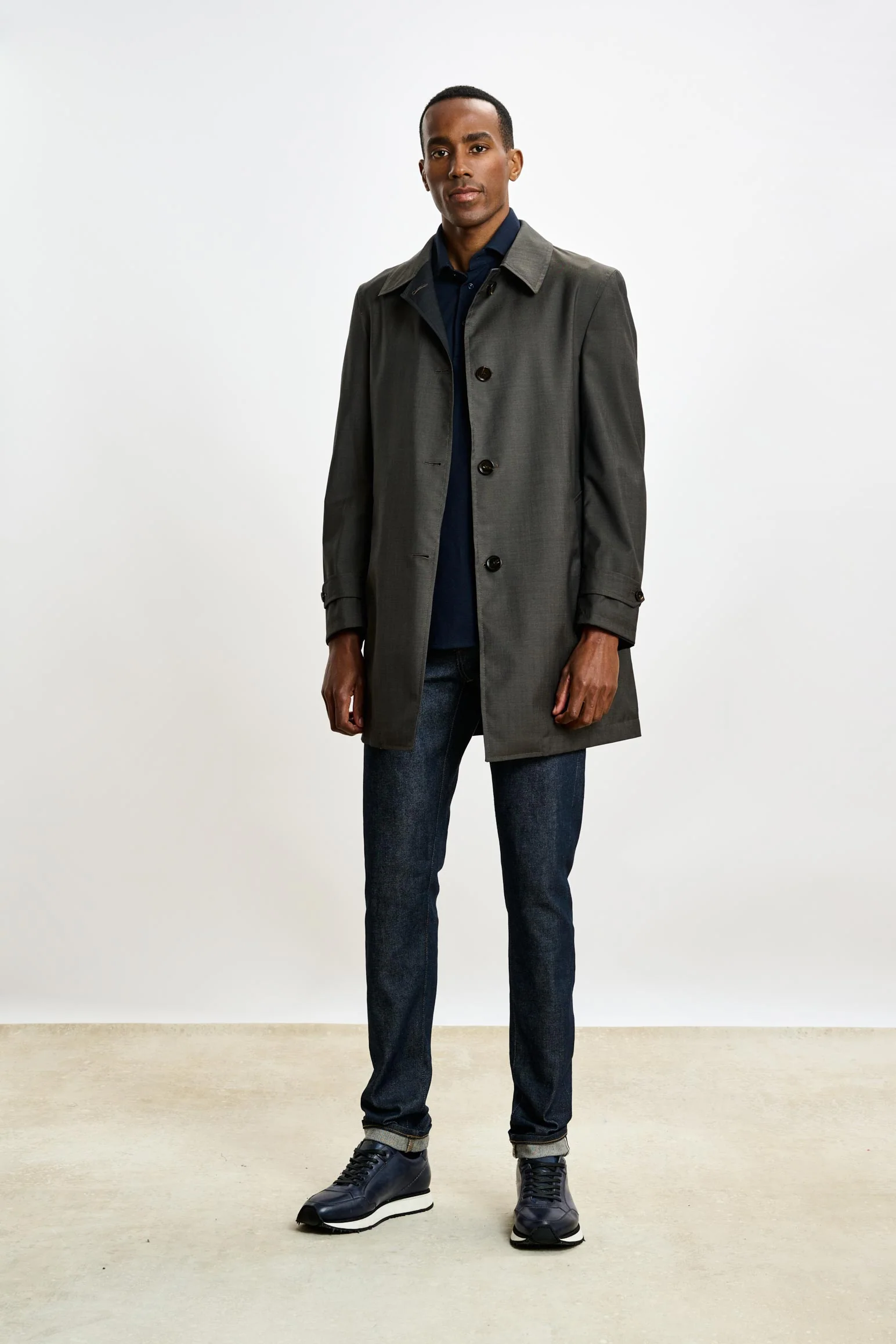 Taupe Lomond Reversible Raincoat
