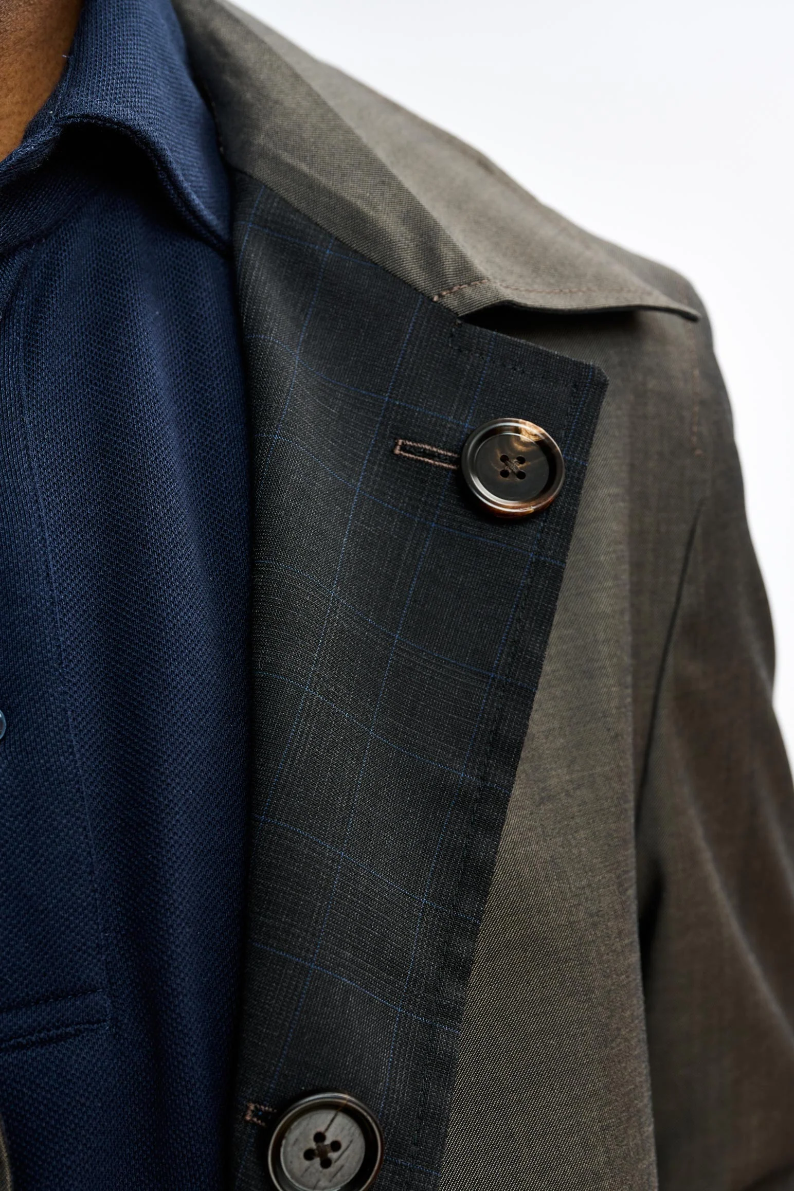 Taupe Lomond Reversible Raincoat - Image 5