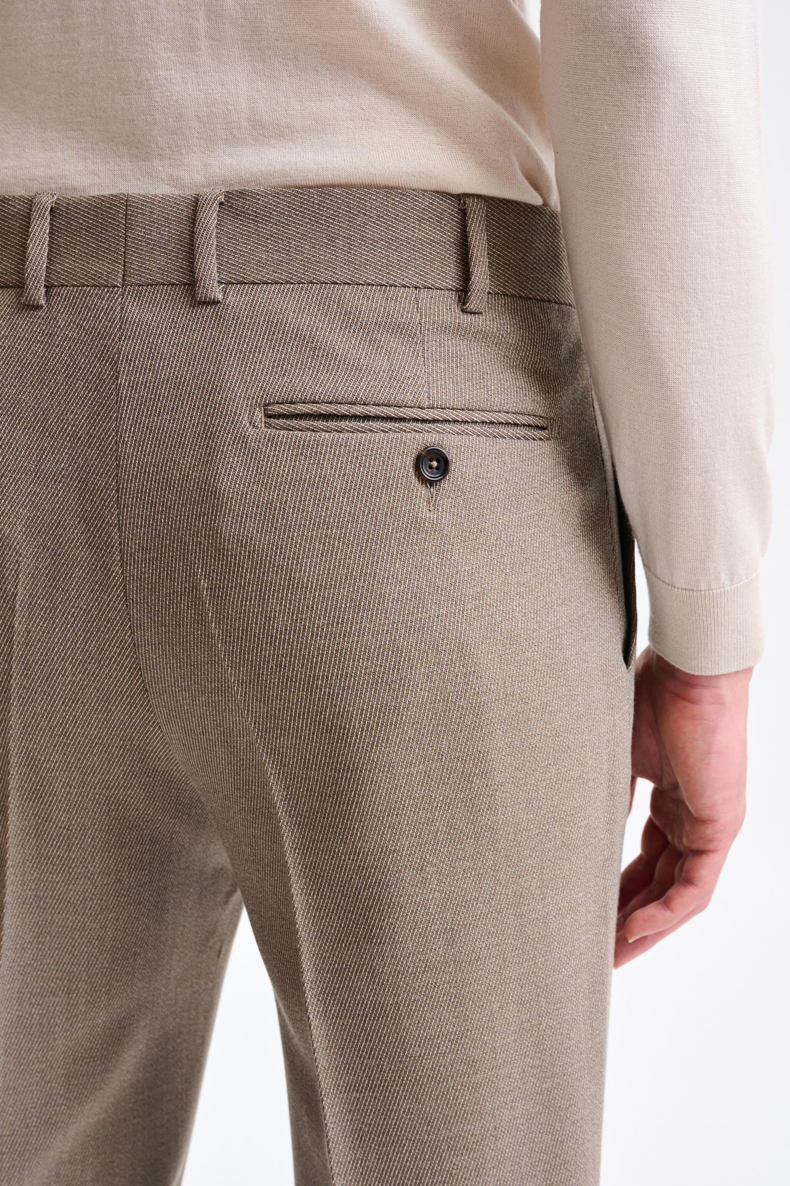 Medium Beige Wool Kenton Suit Freestyle - Image 12